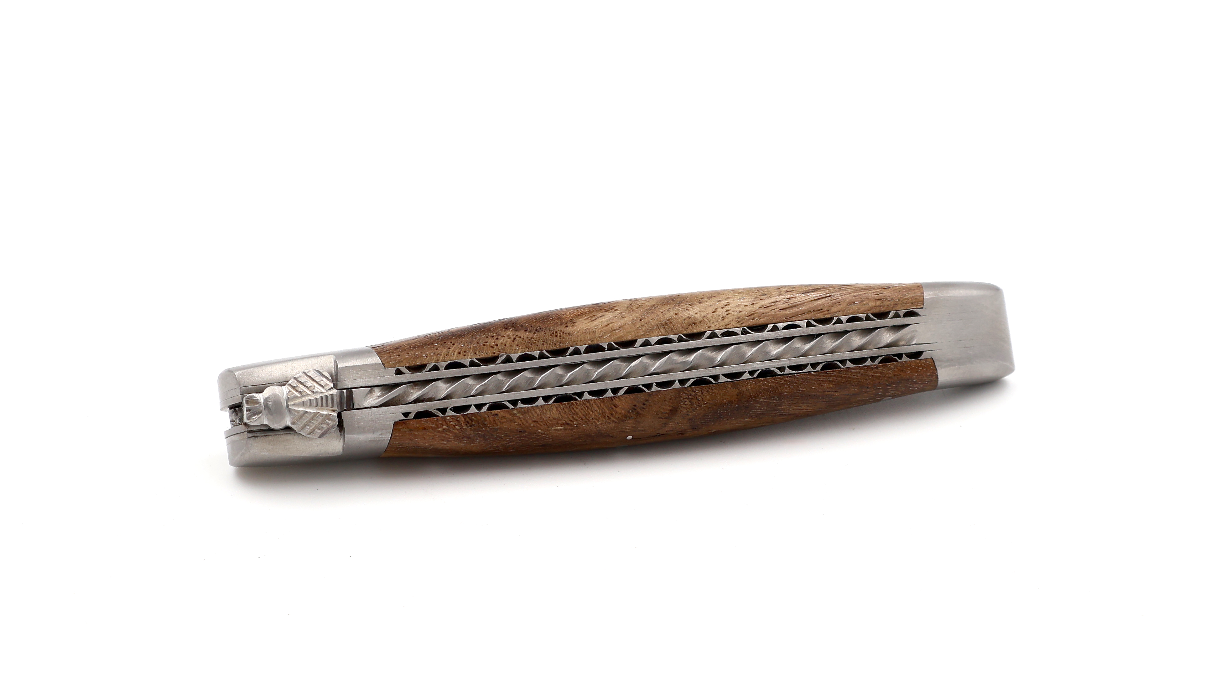 Laguiole en Aubrac Weinstock Spiralfeder Doppelplatine 12 cm