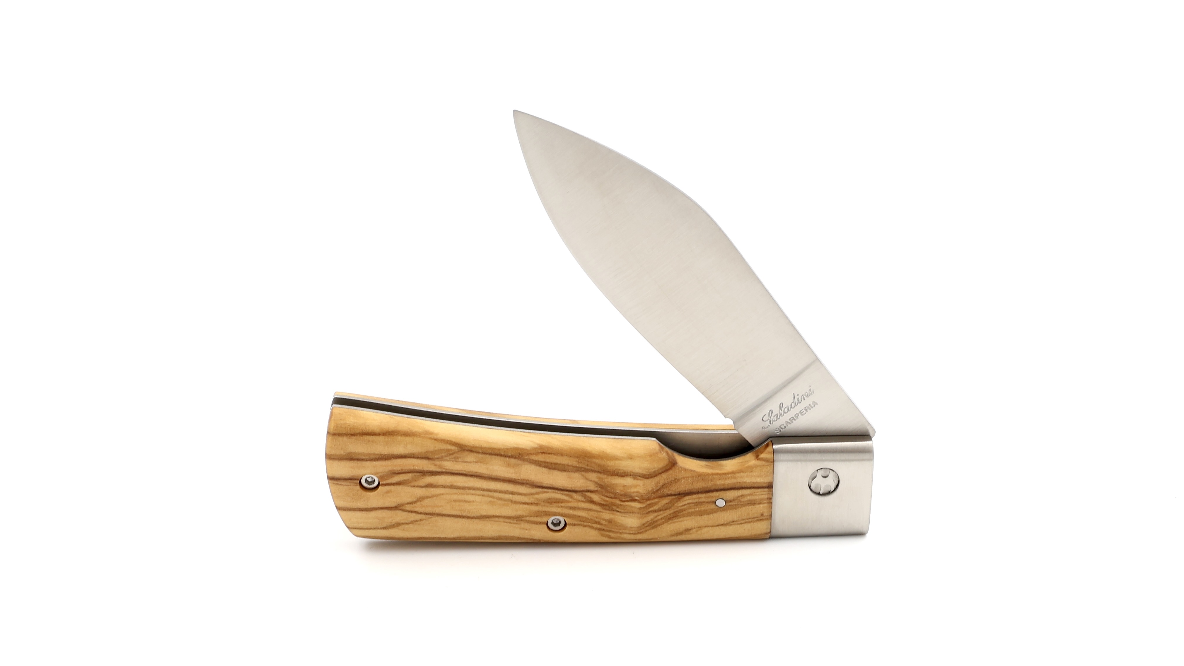 Saladini knife MUGELLANO linerlock olive wood
