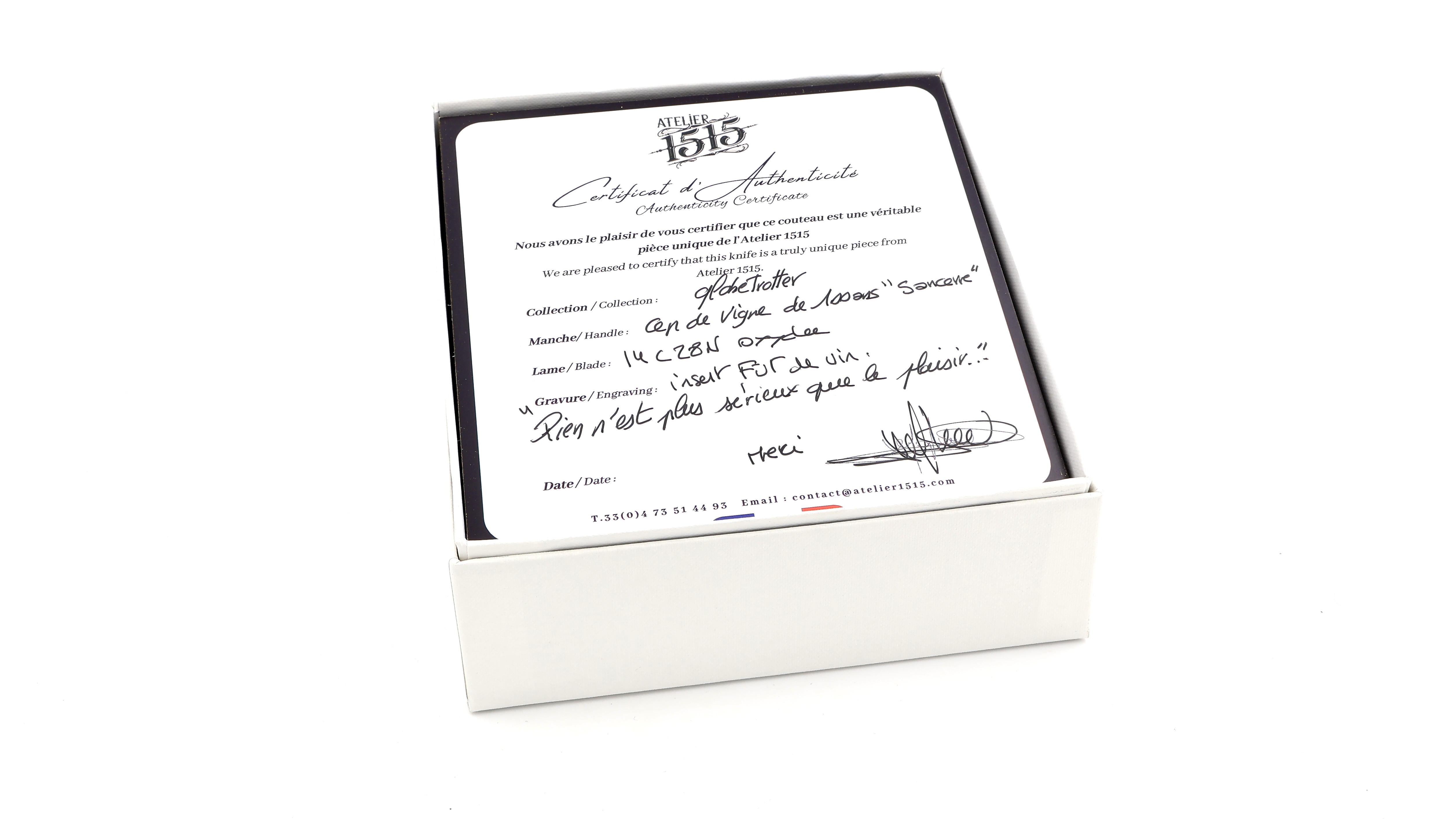 MANU LAPLACE 1515 cep de vigne 