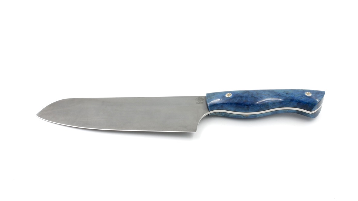 A5EED720-8BB5-40FD-B9B1-A6CDDC4C754F_1_105_czZWFMOa5MNUXZ KLEOS Prestige Kochmesser SANTOKU Maserbirke stonewashed Klinge 14C28N(2)