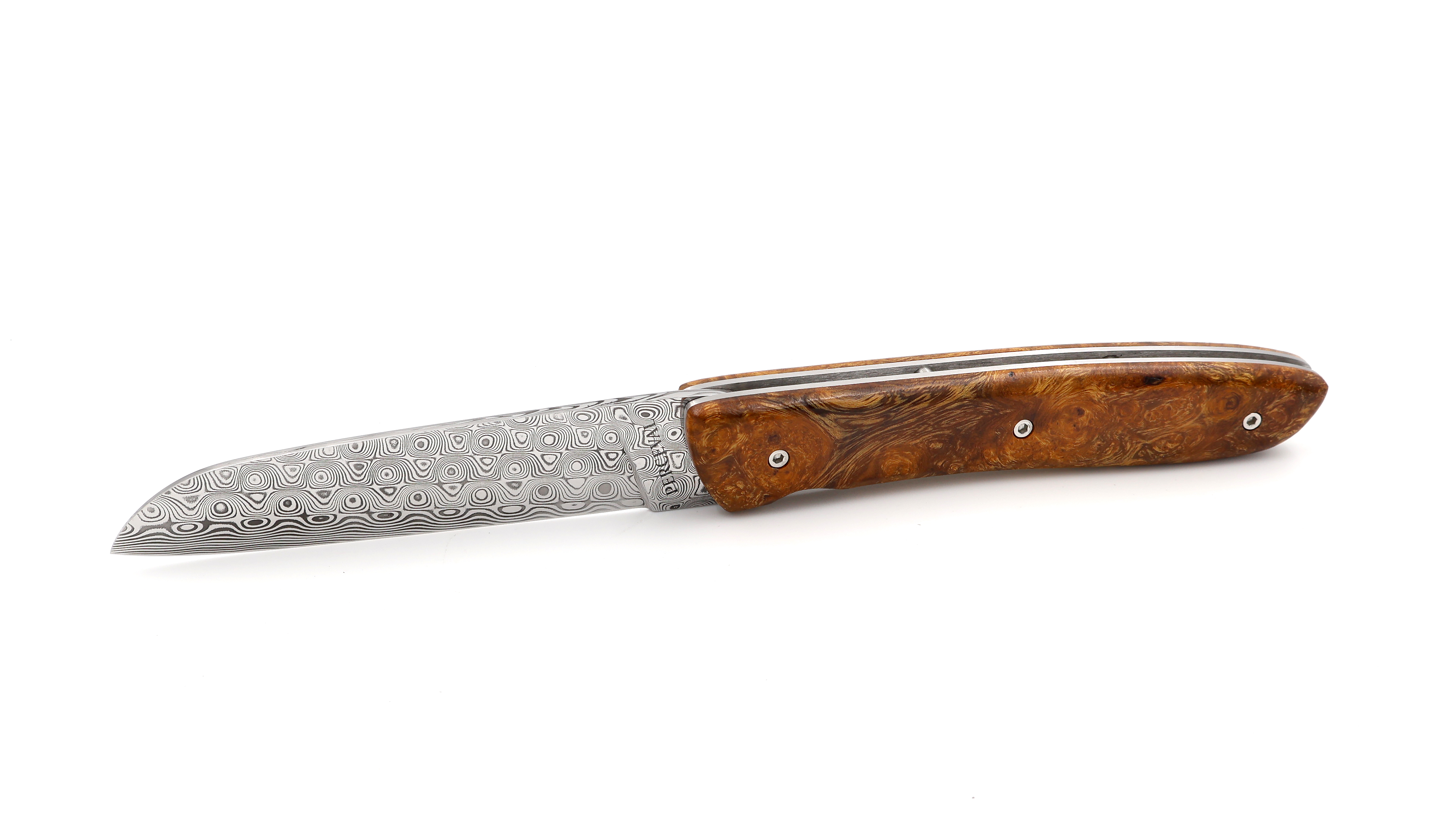 PERCEVAL L08 Damast Wüsteneisenholz Wurzel