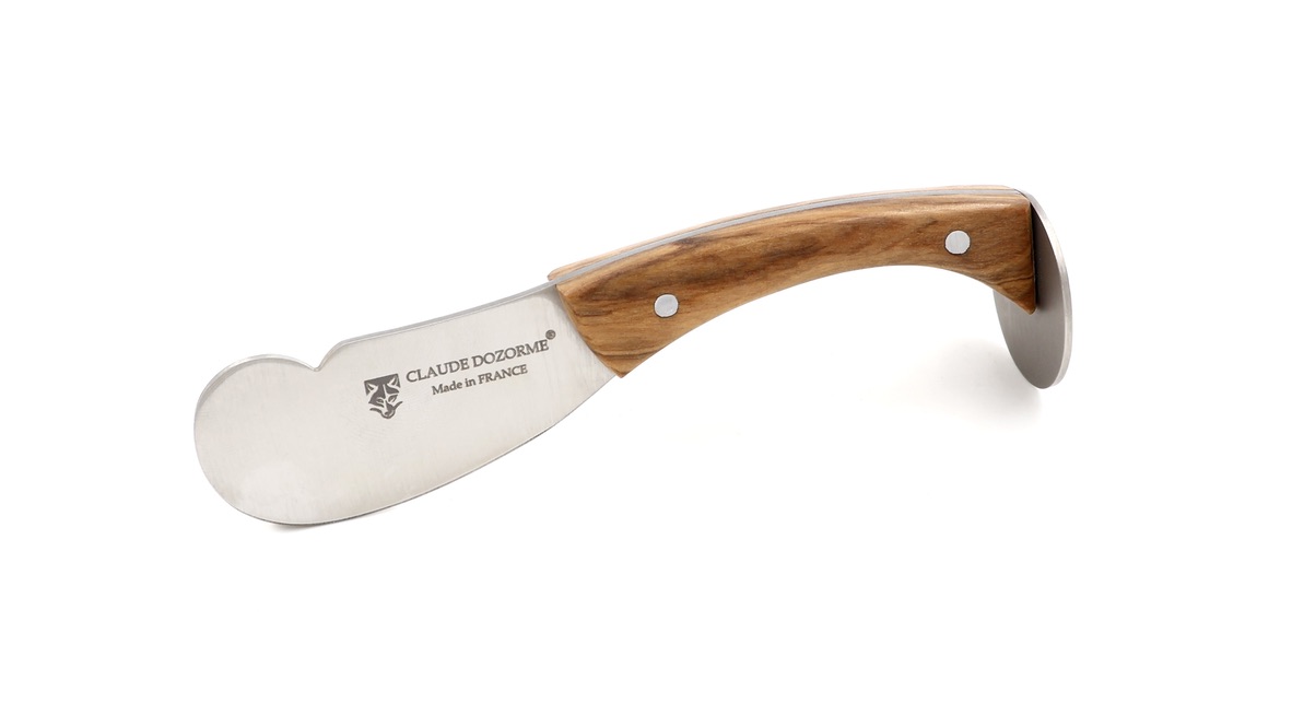 Claude DOZORME Buttermesser stehend Olive