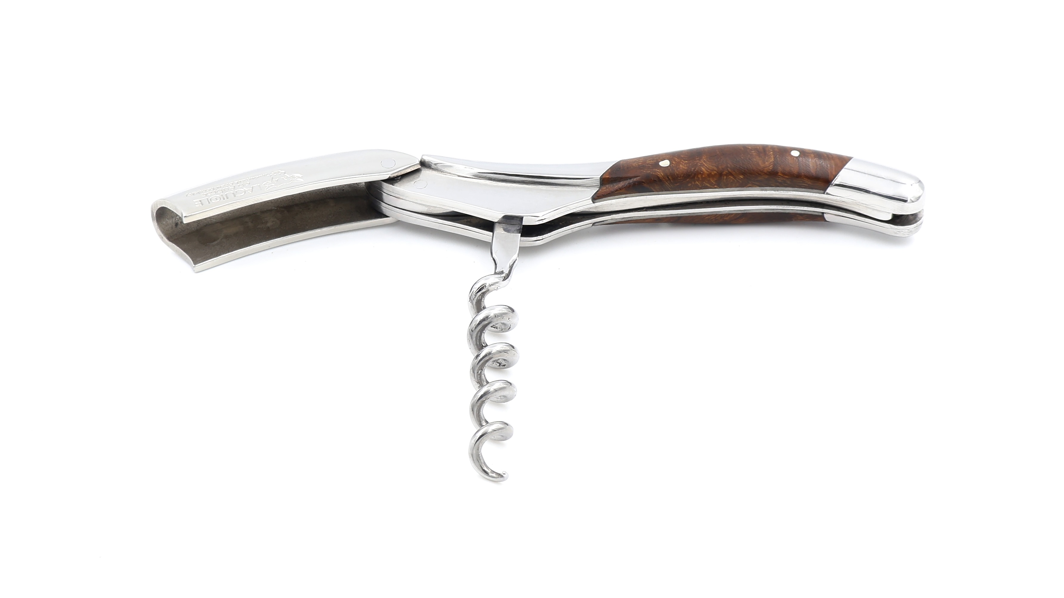 Laguiole en Aubrac Laguiole Sommelier knife ironwood shiny