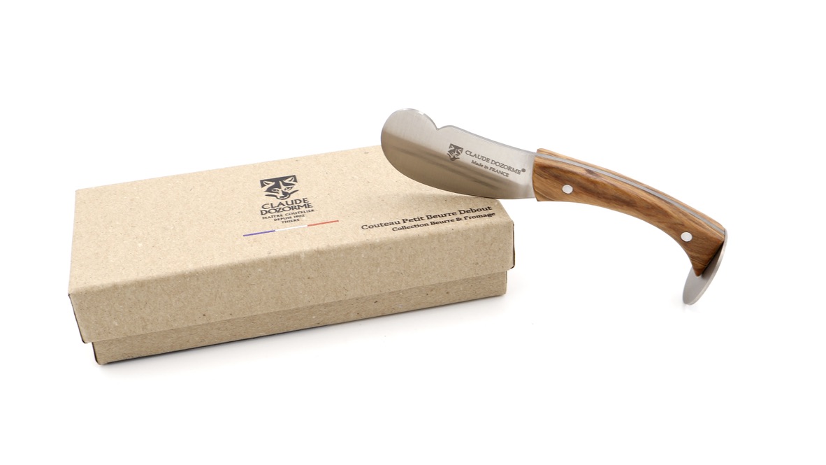 Claude DOZORME Buttermesser stehend Olive