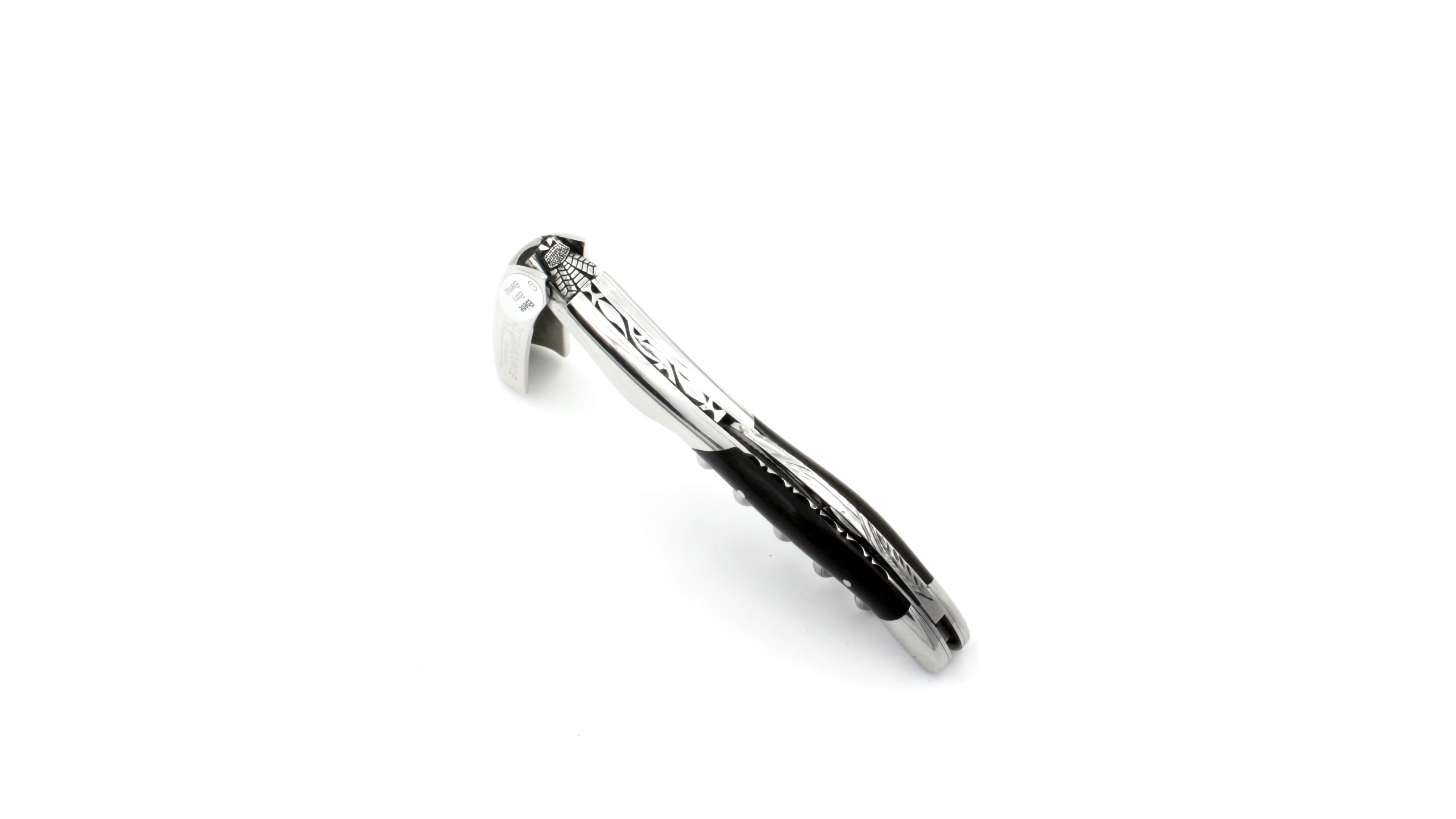 8885A183-A629-4941-A724-5E007693C831_1_201_a Laguiole en Aubrac Laguiole Sommelier knife ebony with guillochage, special bee
