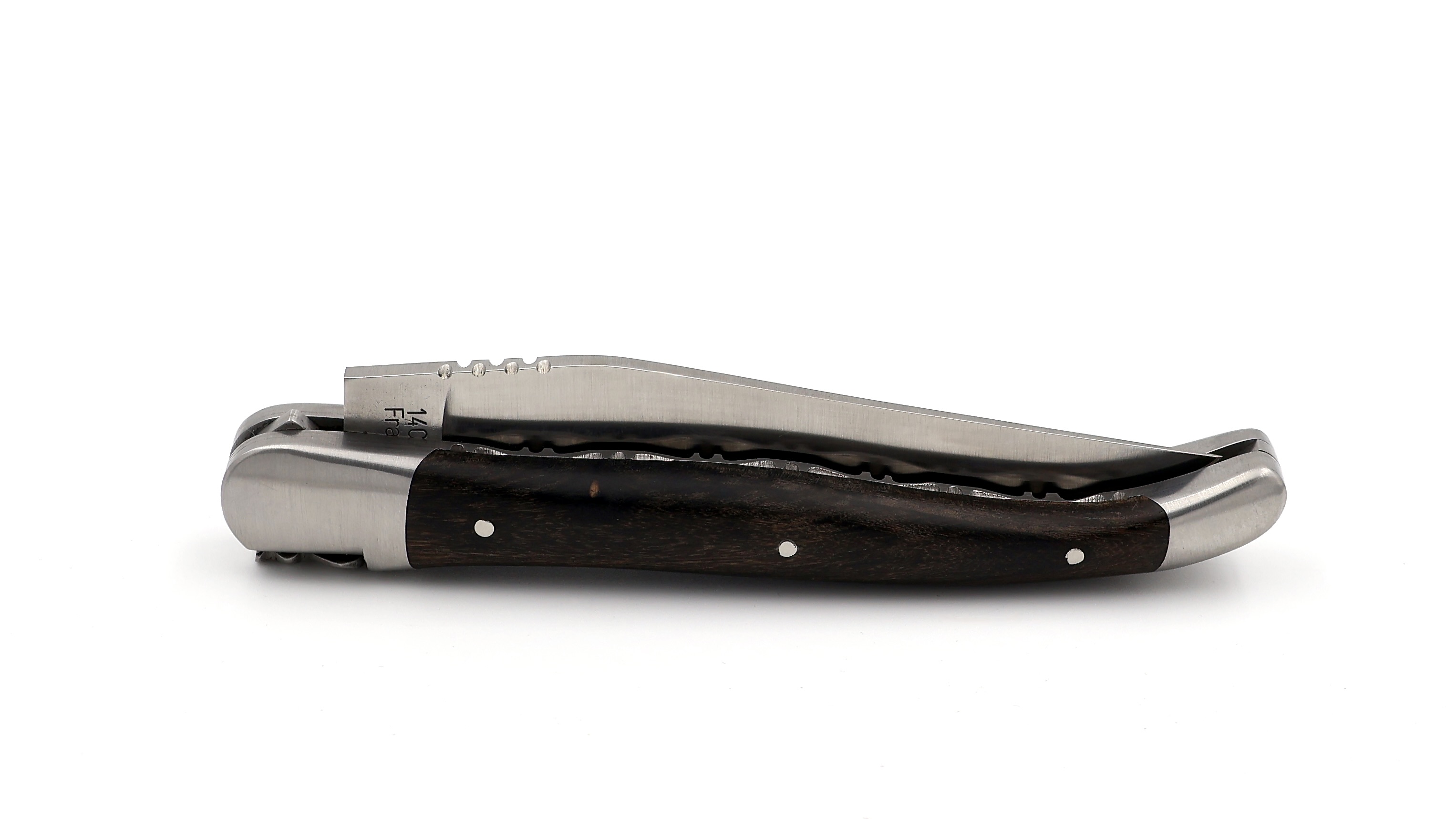 Honoré Durand Laguiole Doppelplatine Ebenholz 12 cm