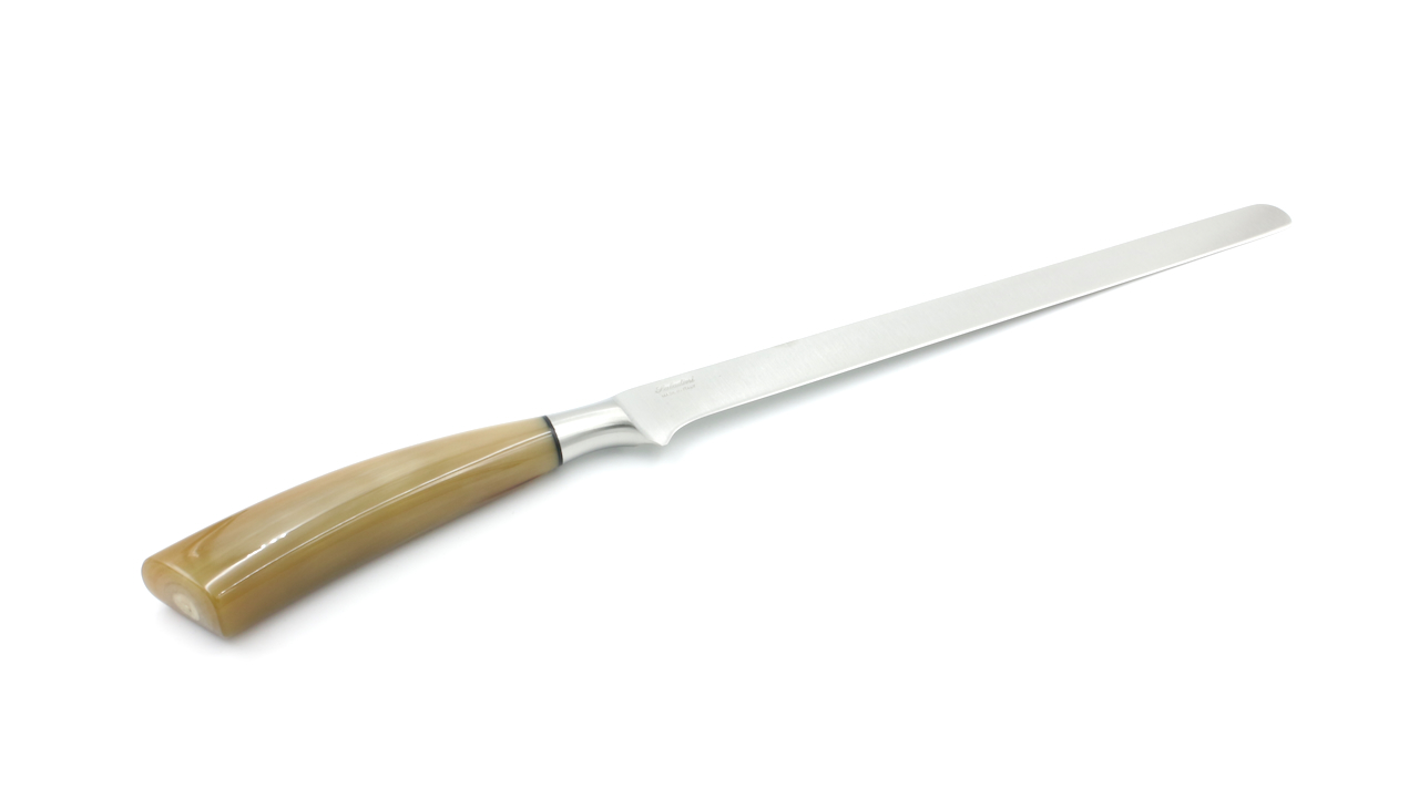 Saladini ham knife horntip wood 34 cm 