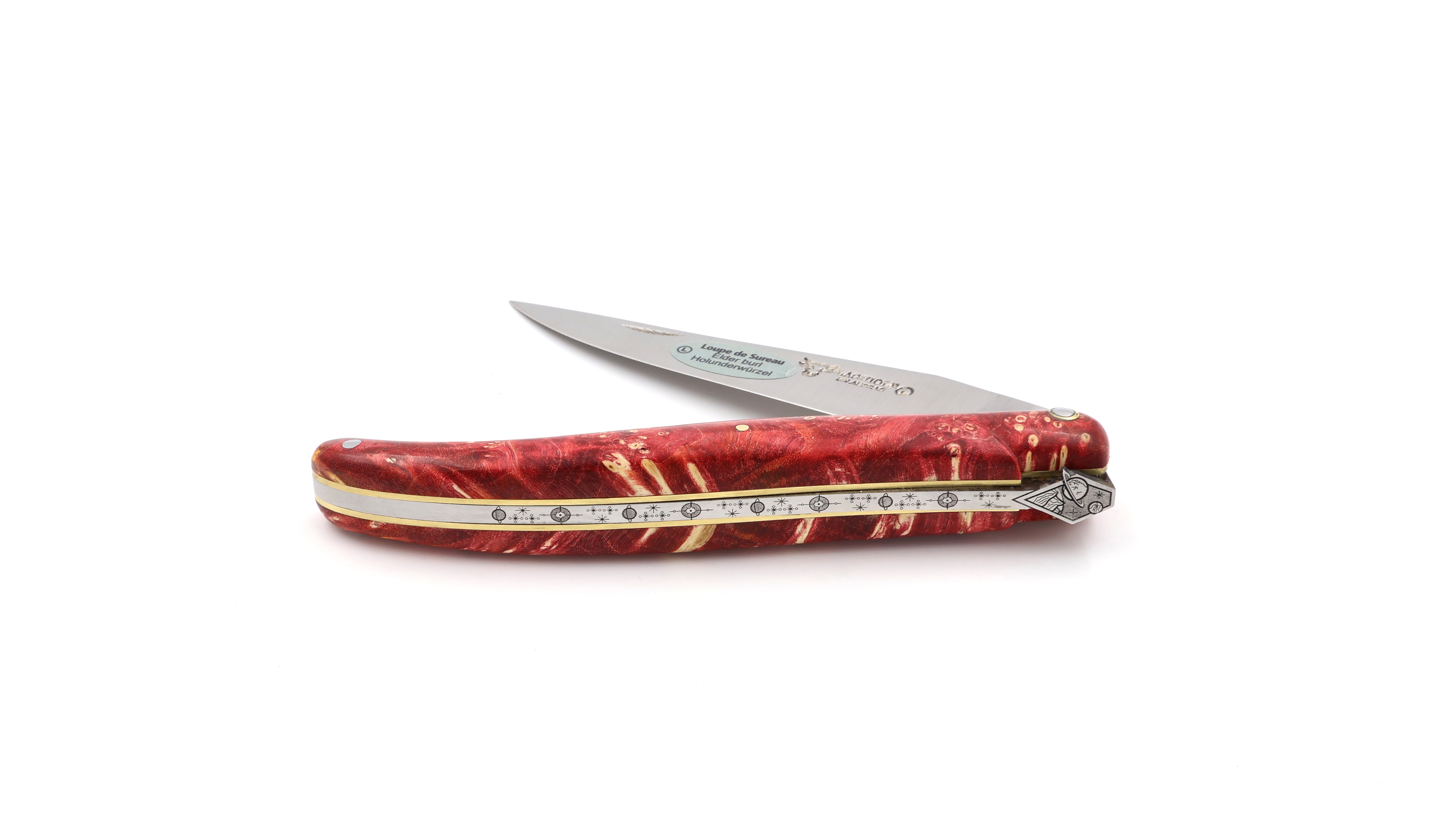 Laguiole en Aubrac Biene WELTRAUM Holunder Wurzelholz 12 cm  