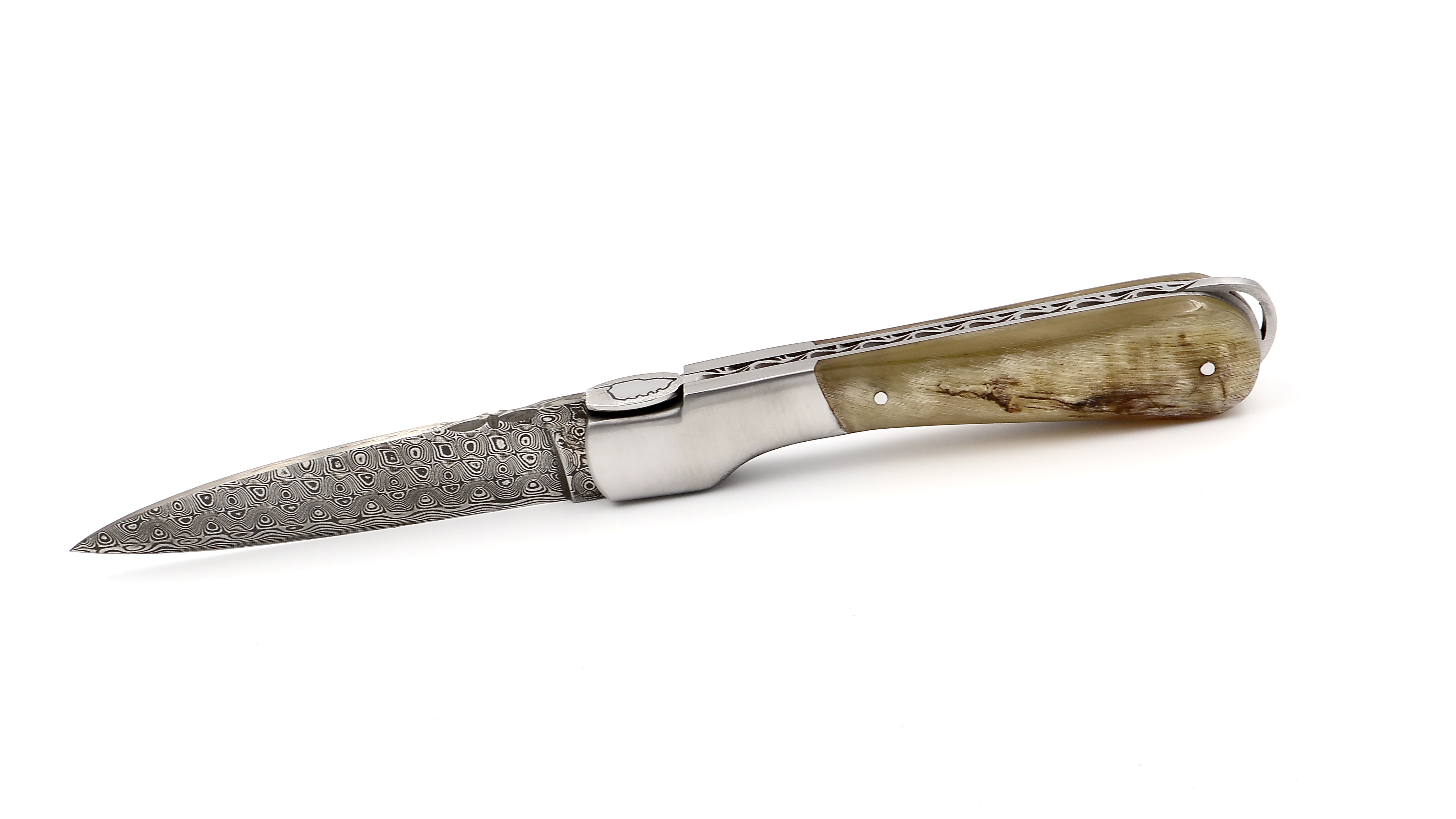 Fontenille Pataud SPERONE damascus ramhorn 12 cm