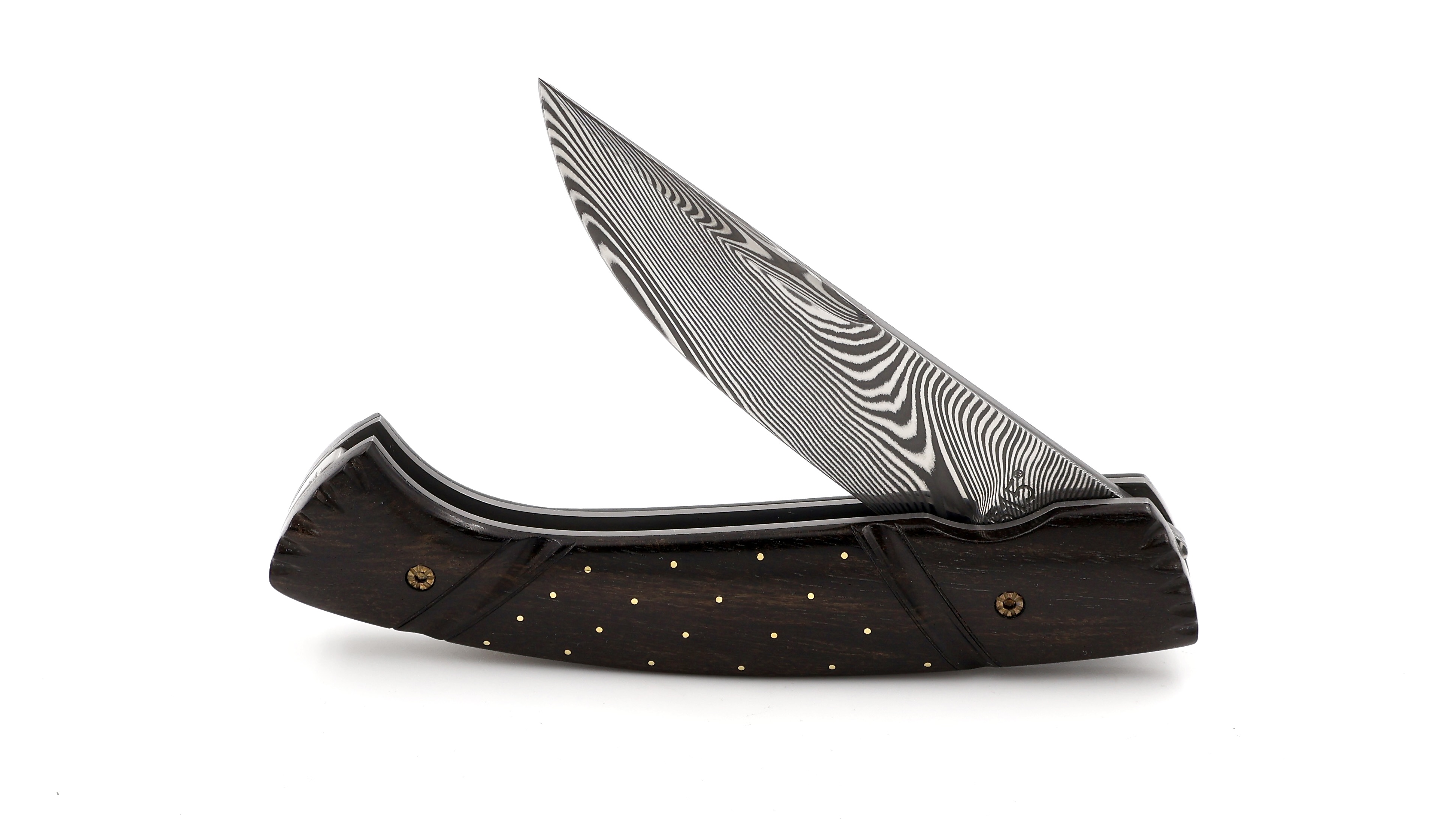 MANU LAPLACE 1515 INUIT CLOUTÉ Ebenholz Damast