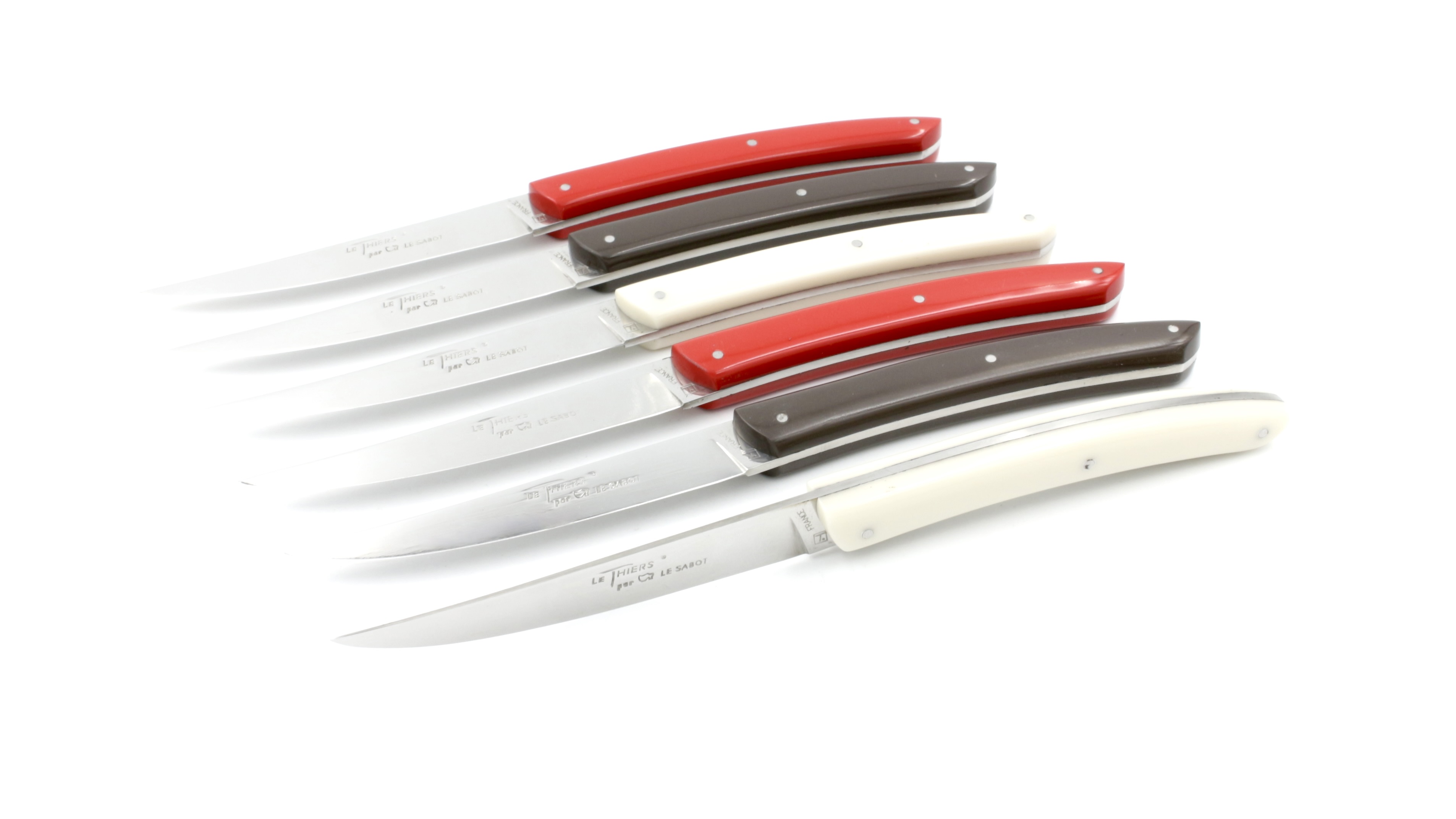 Au Sabot Thiers Steakmesser POM Set 6-teilig 