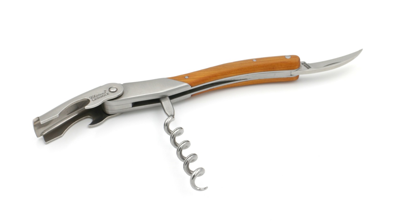 CLVE3031-5 Château Laguiole GRAND CRU Sommeliermesser Versailles Eibe