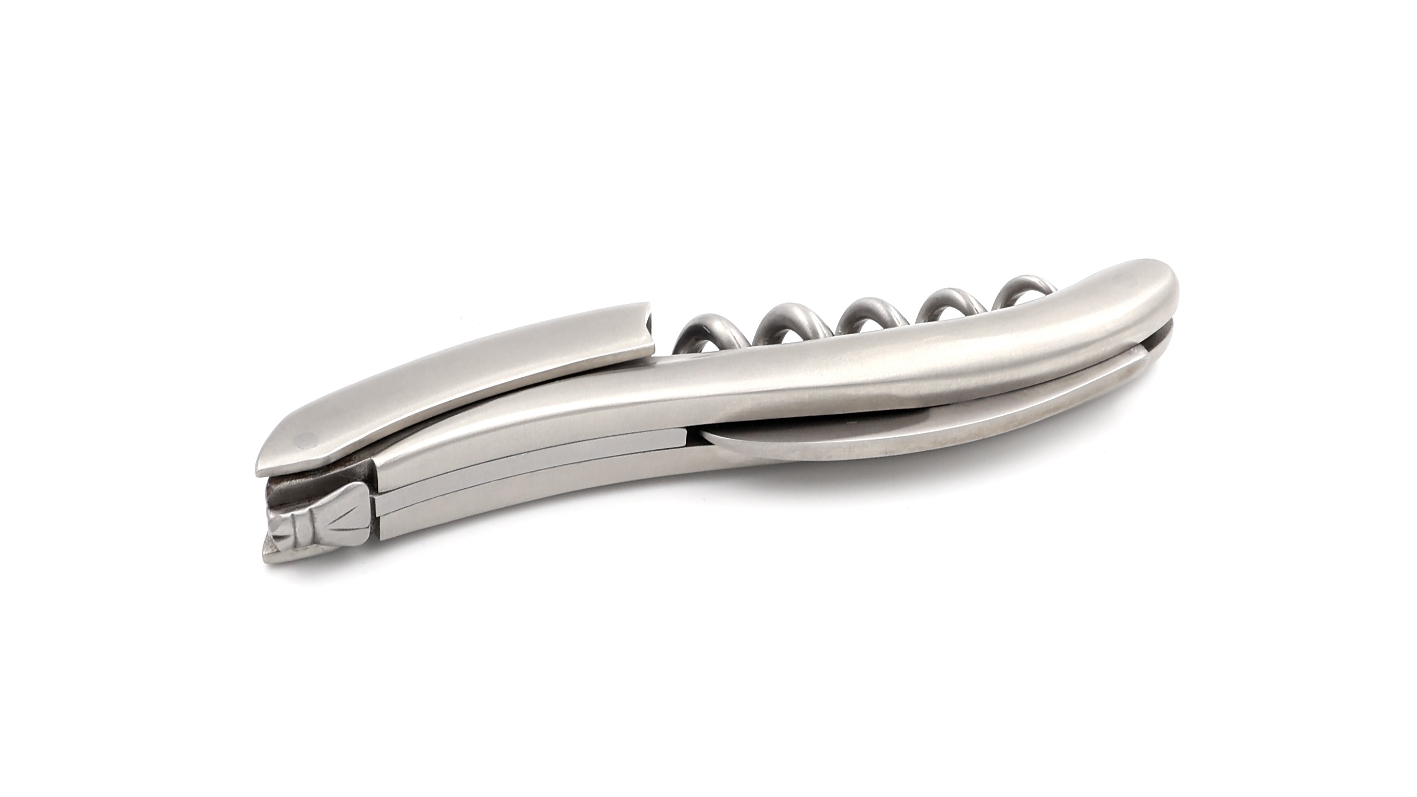 Laguiole en Aubrac Sommeliermesser Edelstahl matt