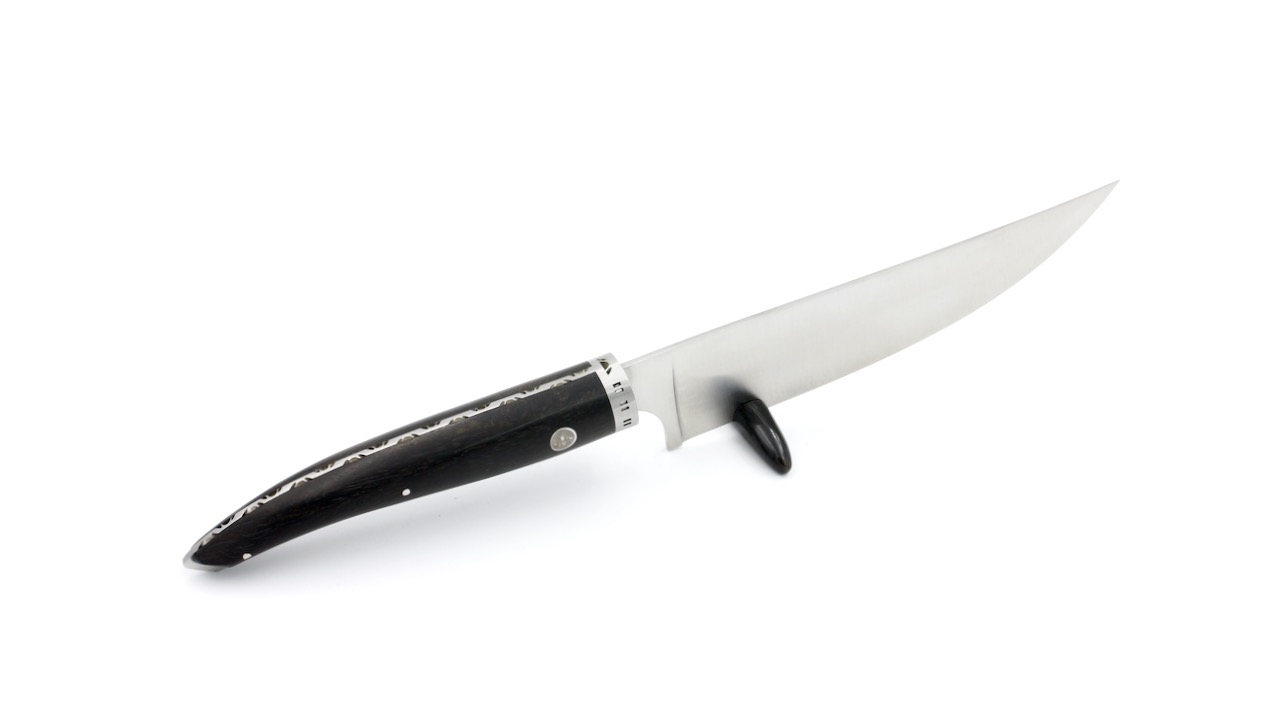 Laguiole en Aubrac  Kochmesser Gourmet Ebenholz 20 cm