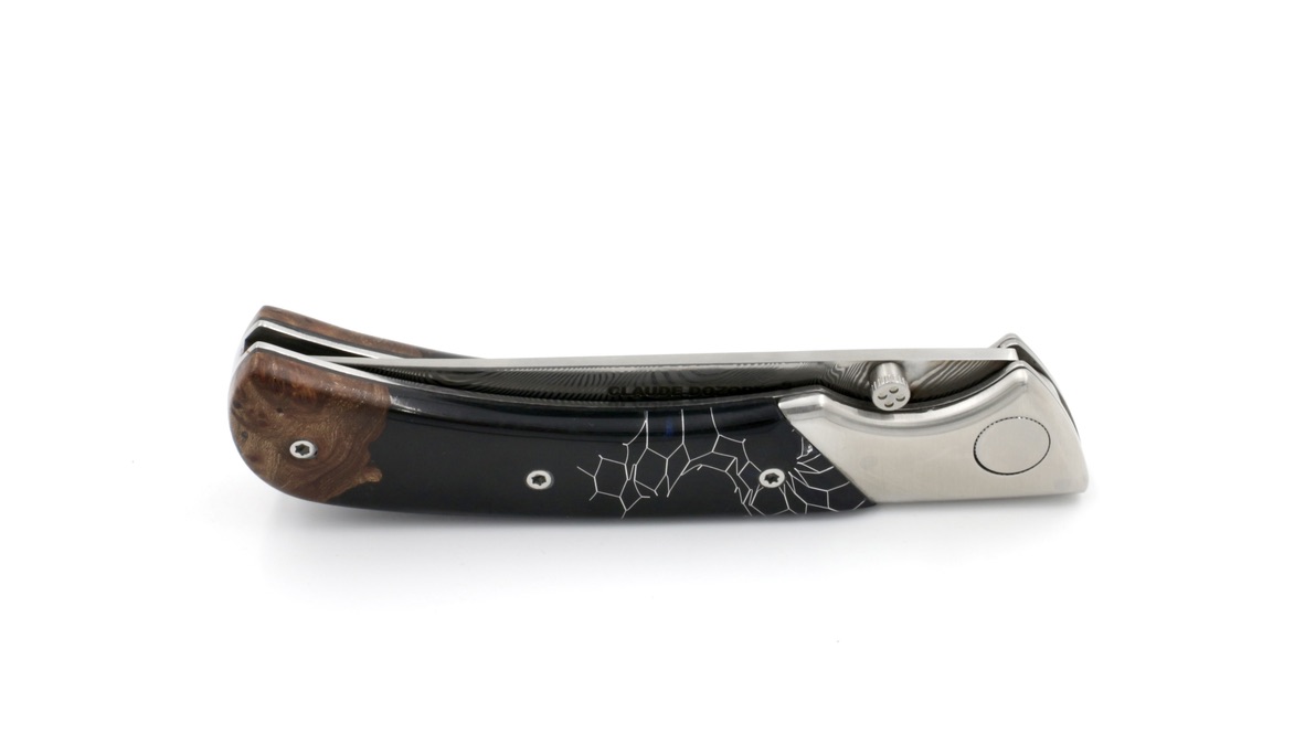 345B0D45-8FD7-49F1-B615-49239CCEFC7A_1_105_c Claude DOZORME EOK hunting knife Nid d'Abeille thuya burl wood