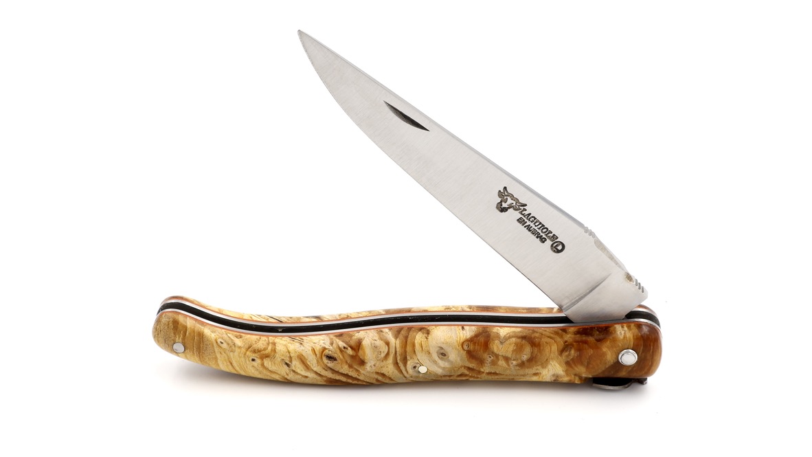 Meisterstück Laguiole en Aubrac Pappel Wurzelholz 12 cm  