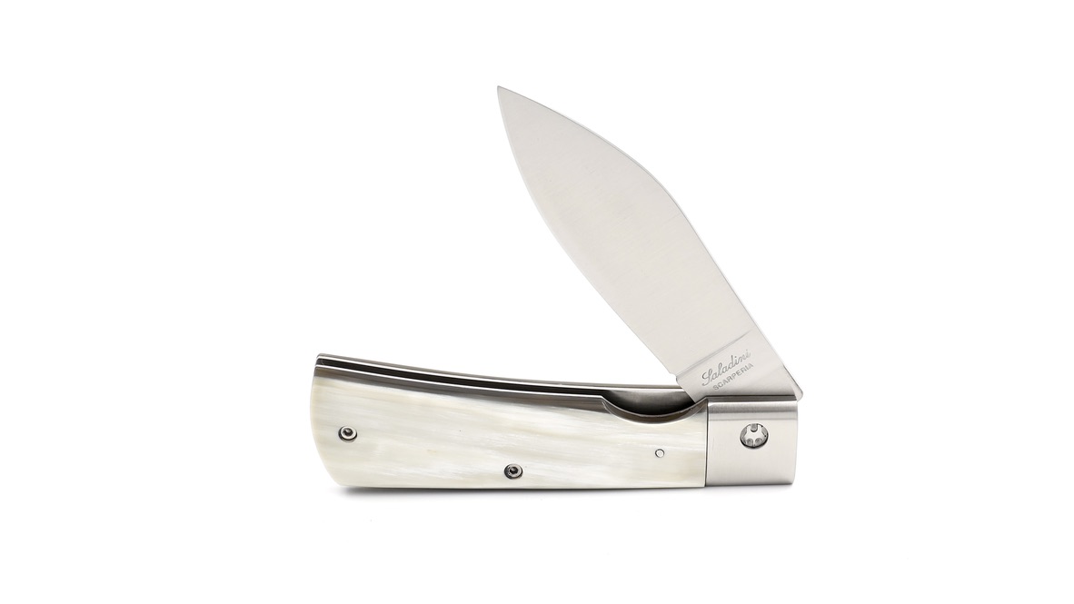 Saladini MUGGELANO Linerlock Ochshorn