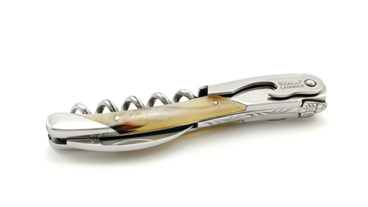 Chateau-Grand-Cru-Widder Château Laguiole GRAND CRU Sommeliermesser Widderhorn