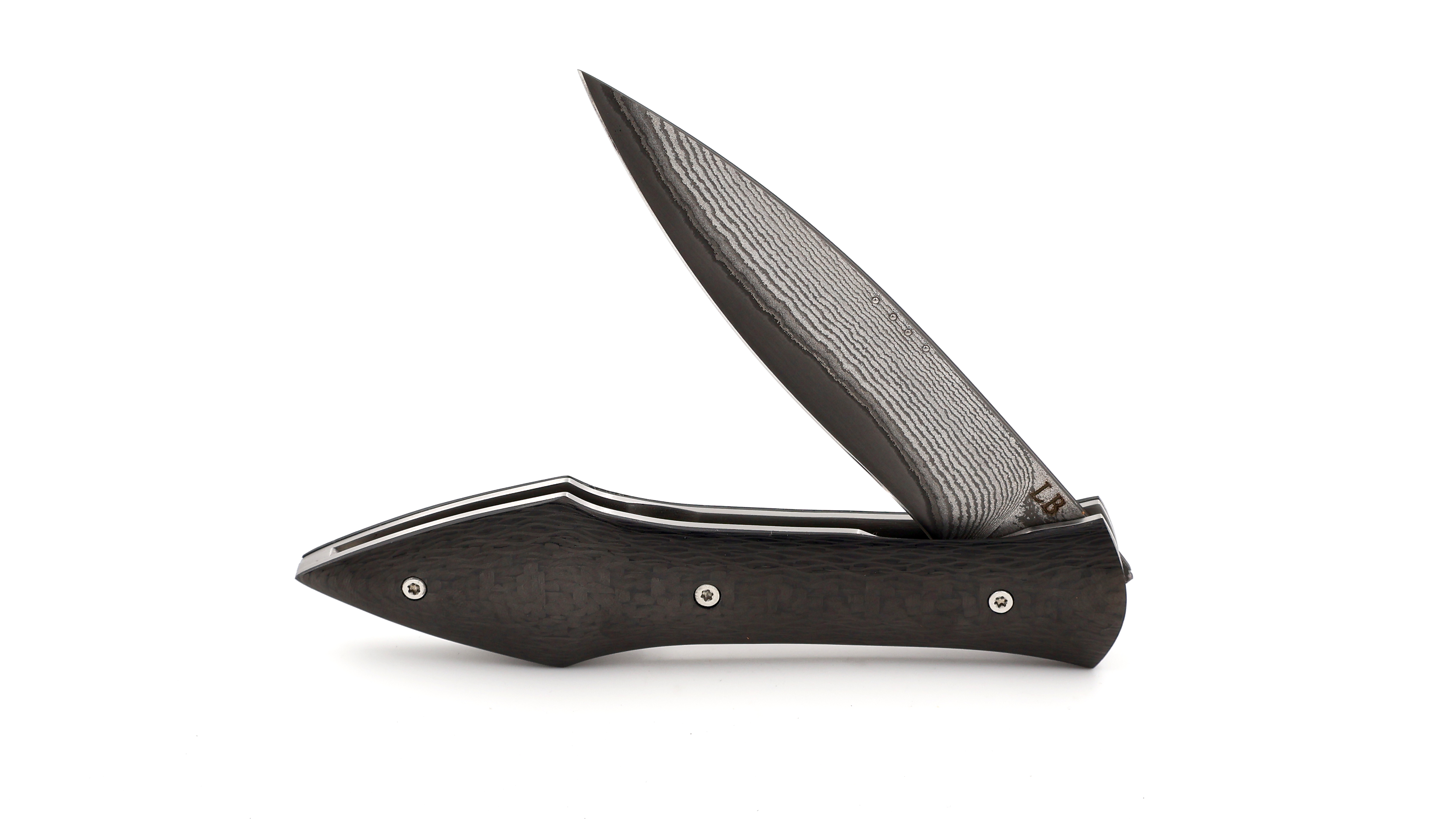 LARAUD Blades L’Oegopsyde Karbonfiber VG10 Damast