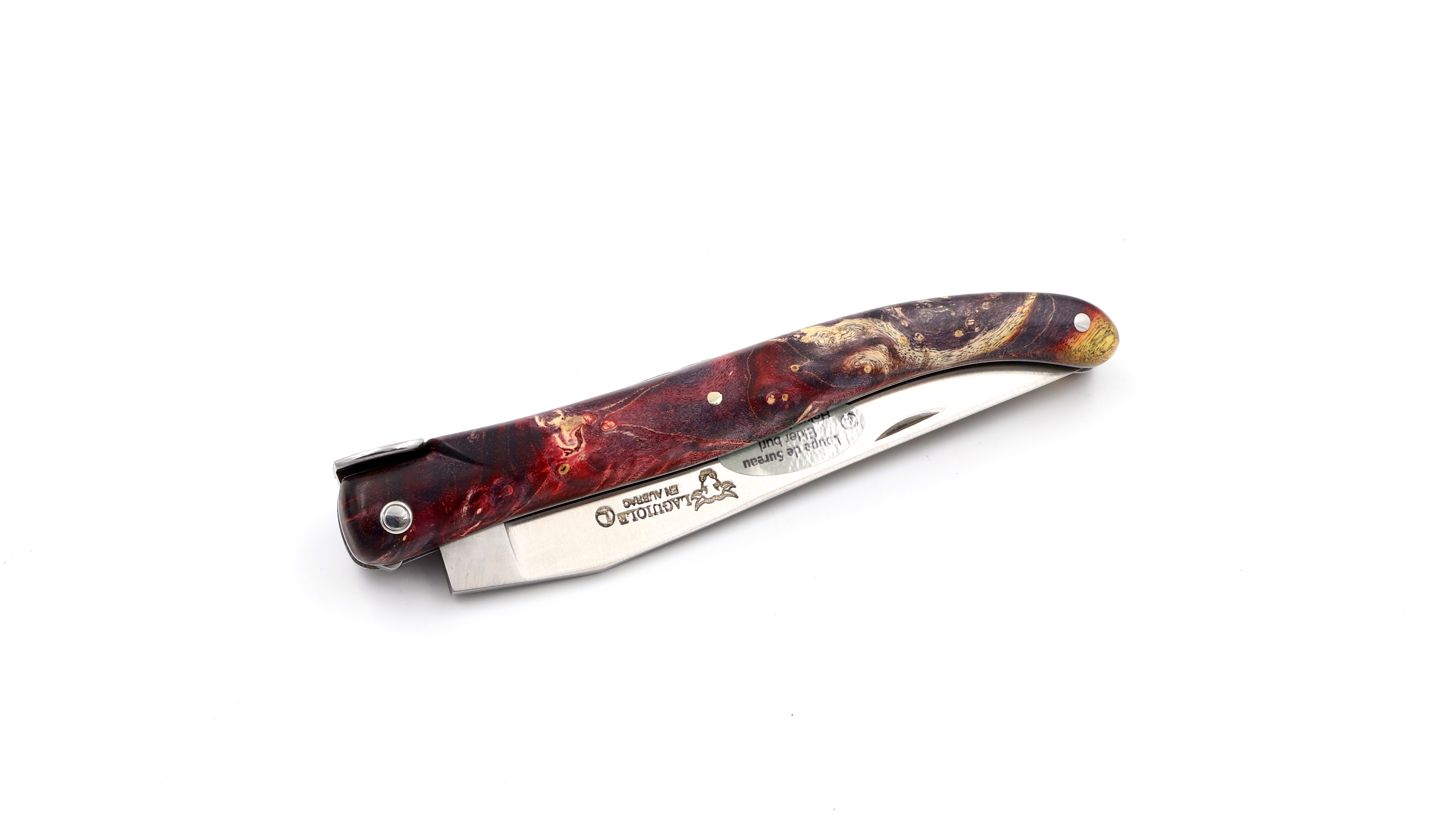 Laguiole en Aubrac Biene SATURN Holunder Wurzelholz 12 cm     