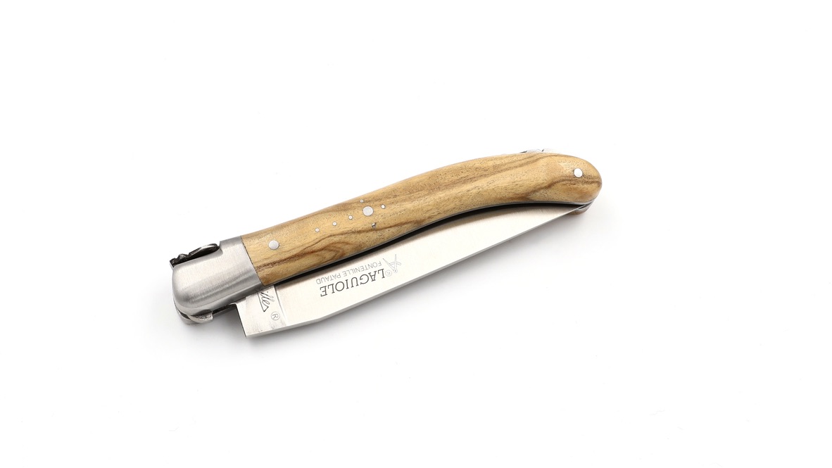 Fontenille Pataud Laguiole Le POCKET olive wood 10,5 cm