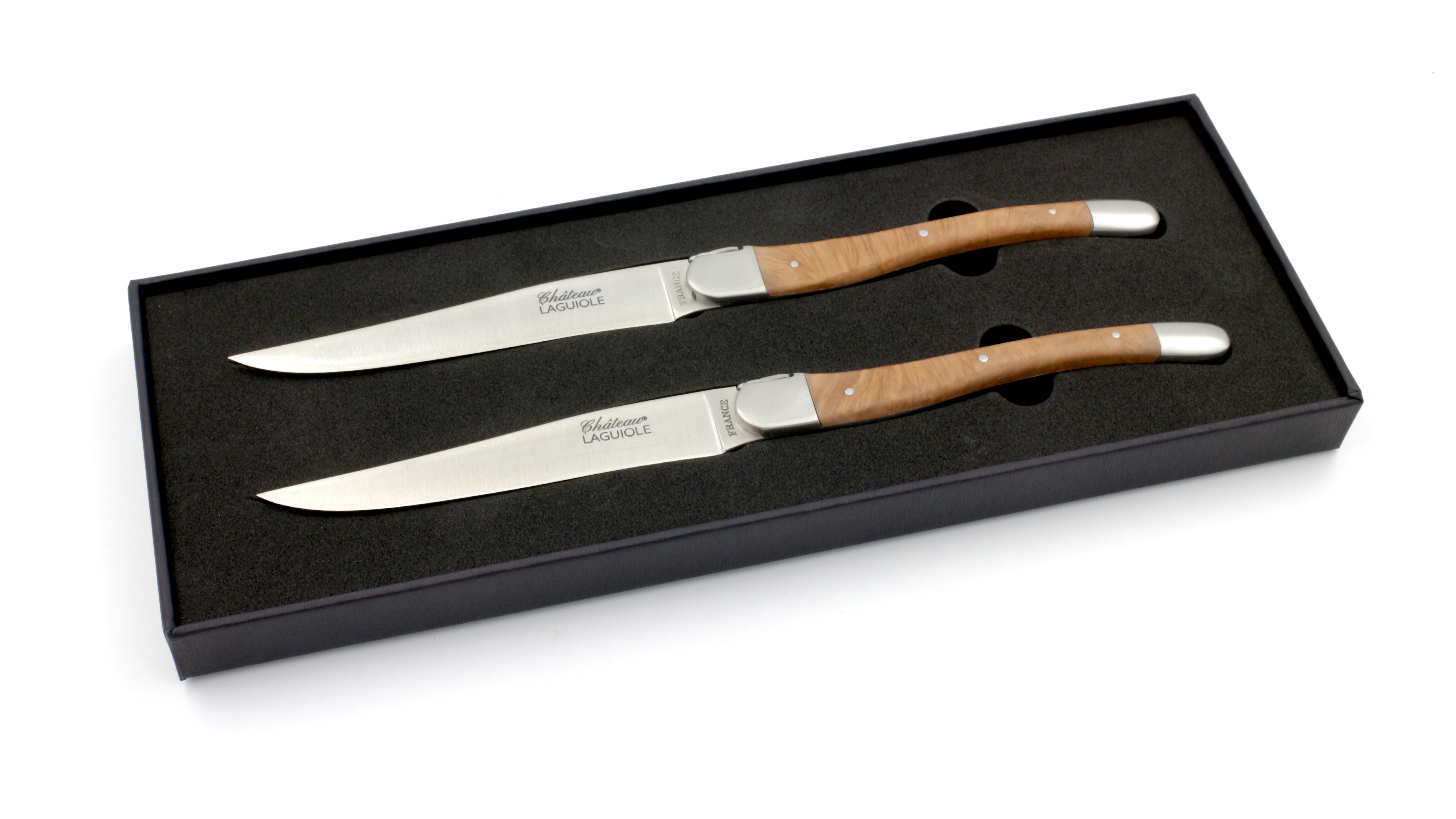 Château Laguiole SIGNATURE Steakmesser Bruyère Set 2-tlg.