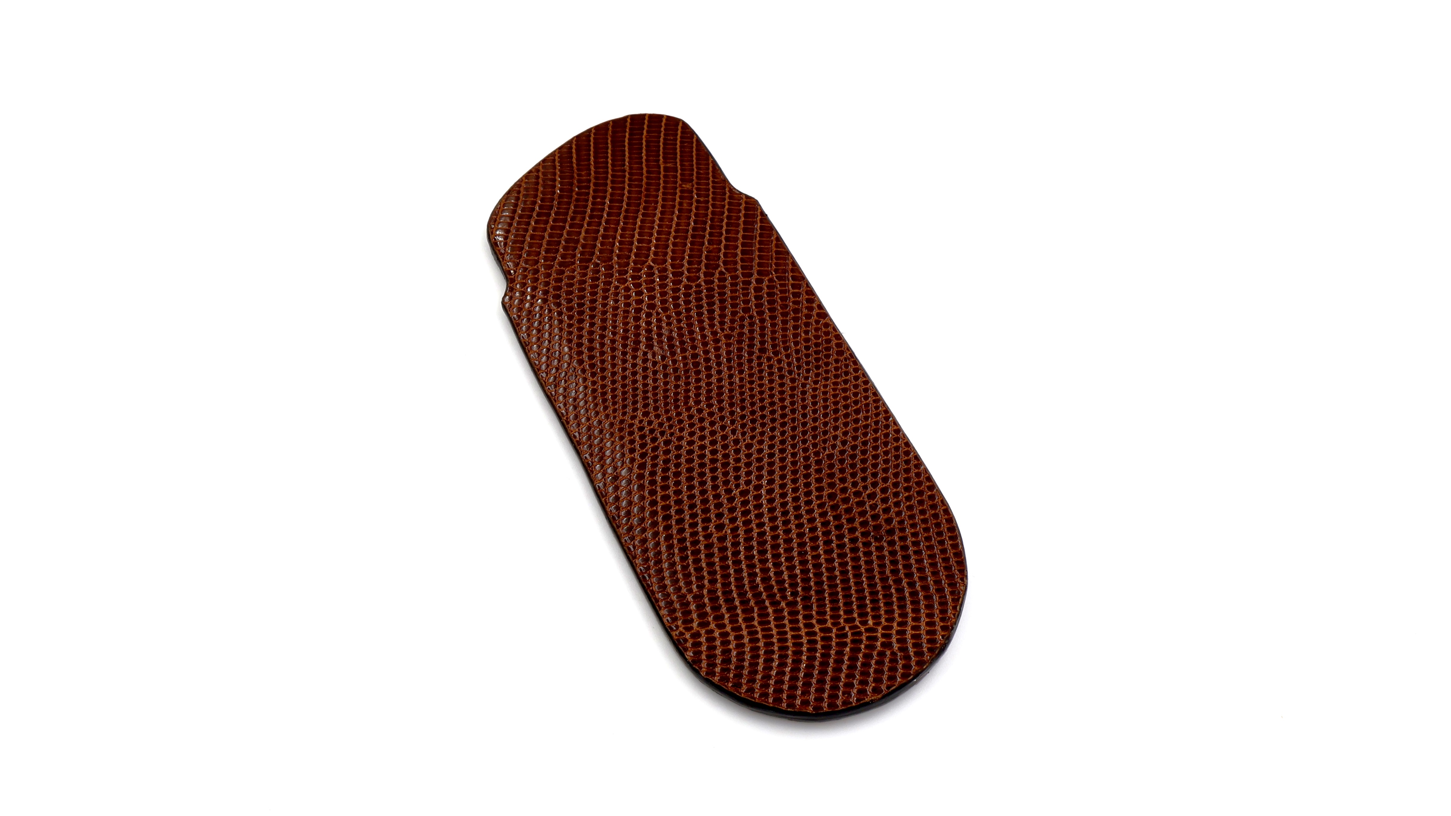 Atelier N°7 Stecketui Echsenleder braun 14,5 cm      Atelier N°7 Stecketui Echsenleder braun 14,5 cm