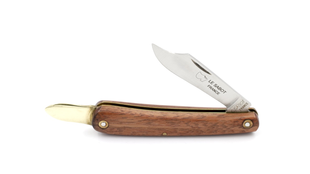 AU SABOT small garden slip join knife kotibé wood