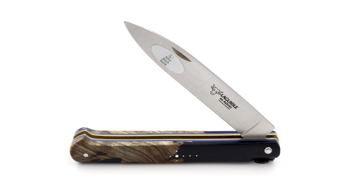 Laguiole en Aubrac DROIT unique piece beechwood