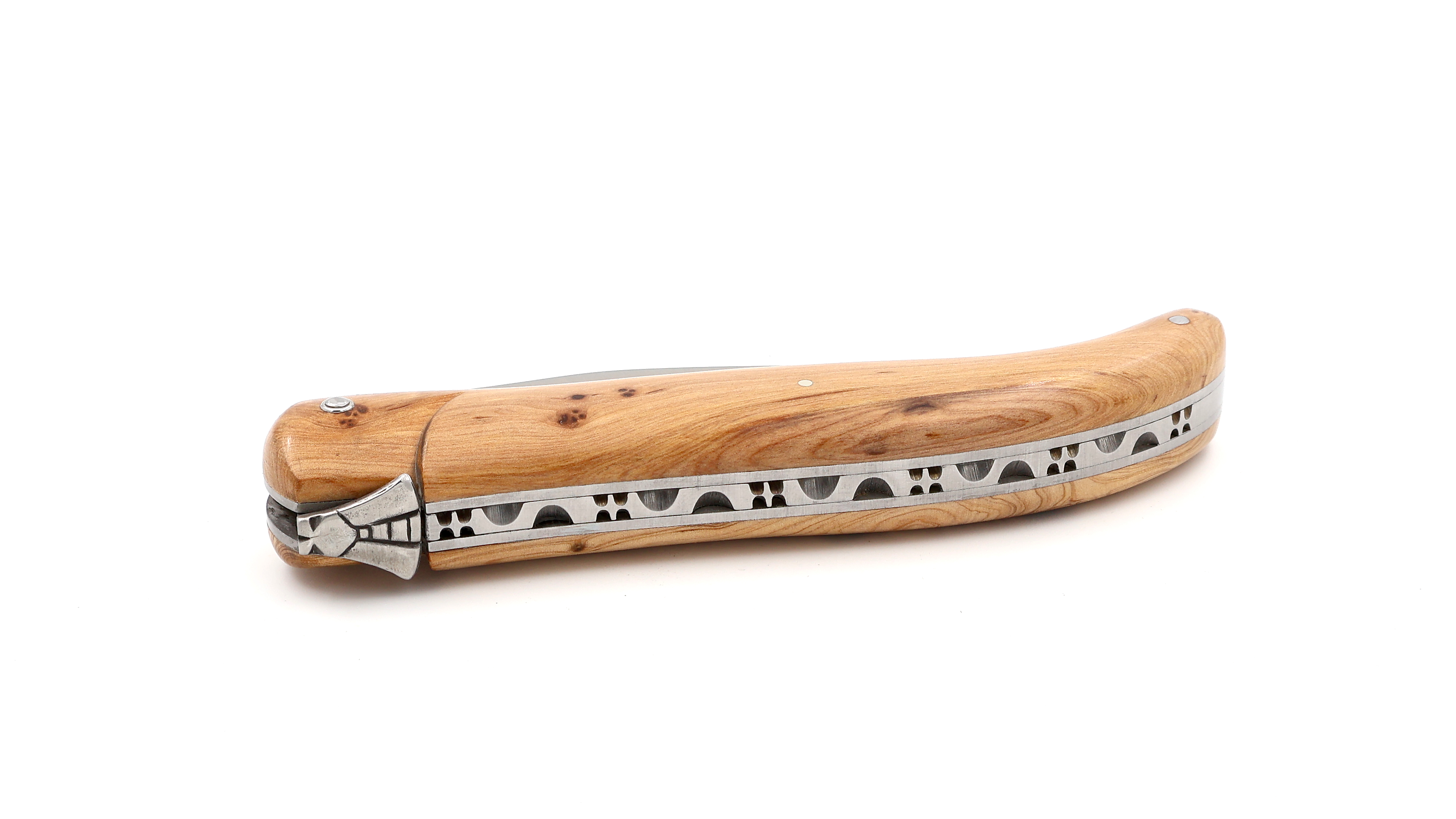 Laguiole en Aubrac Laguiole hunting knife 14 cm juniper wood