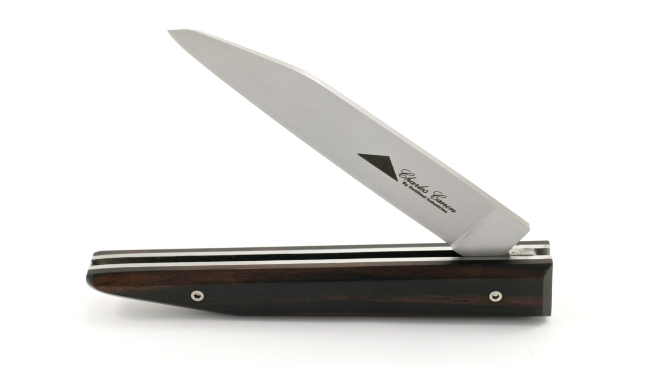 Charles Canon knife 12 cm macassar ebony