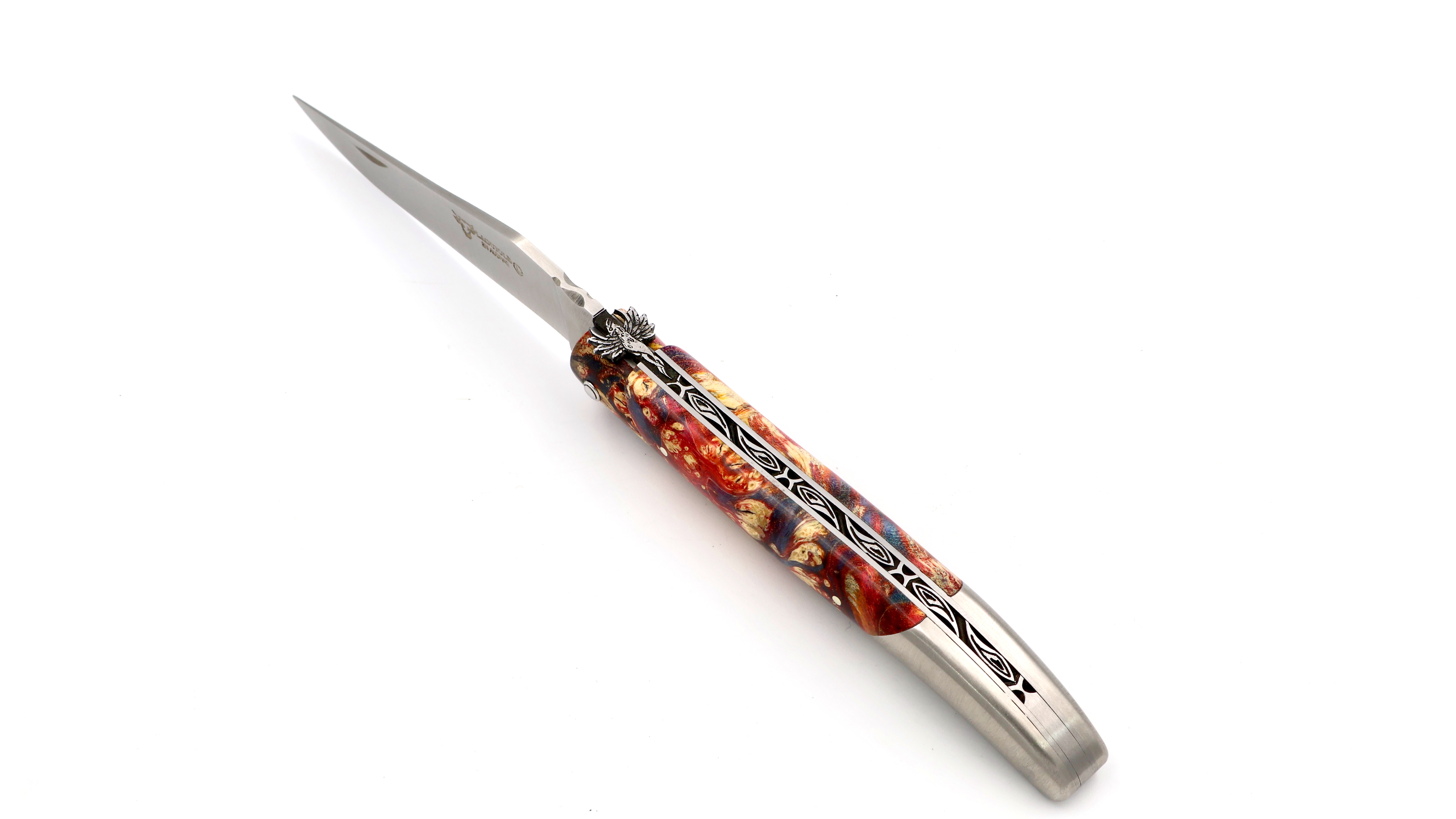 Laguiole en Aubrac Meisterstück PHÖNIX Holunder Wurzelholz 12 cm    Laguiole en Aubrac Meisterstück PHÖNIX Holunder Wurzelholz 12 cm