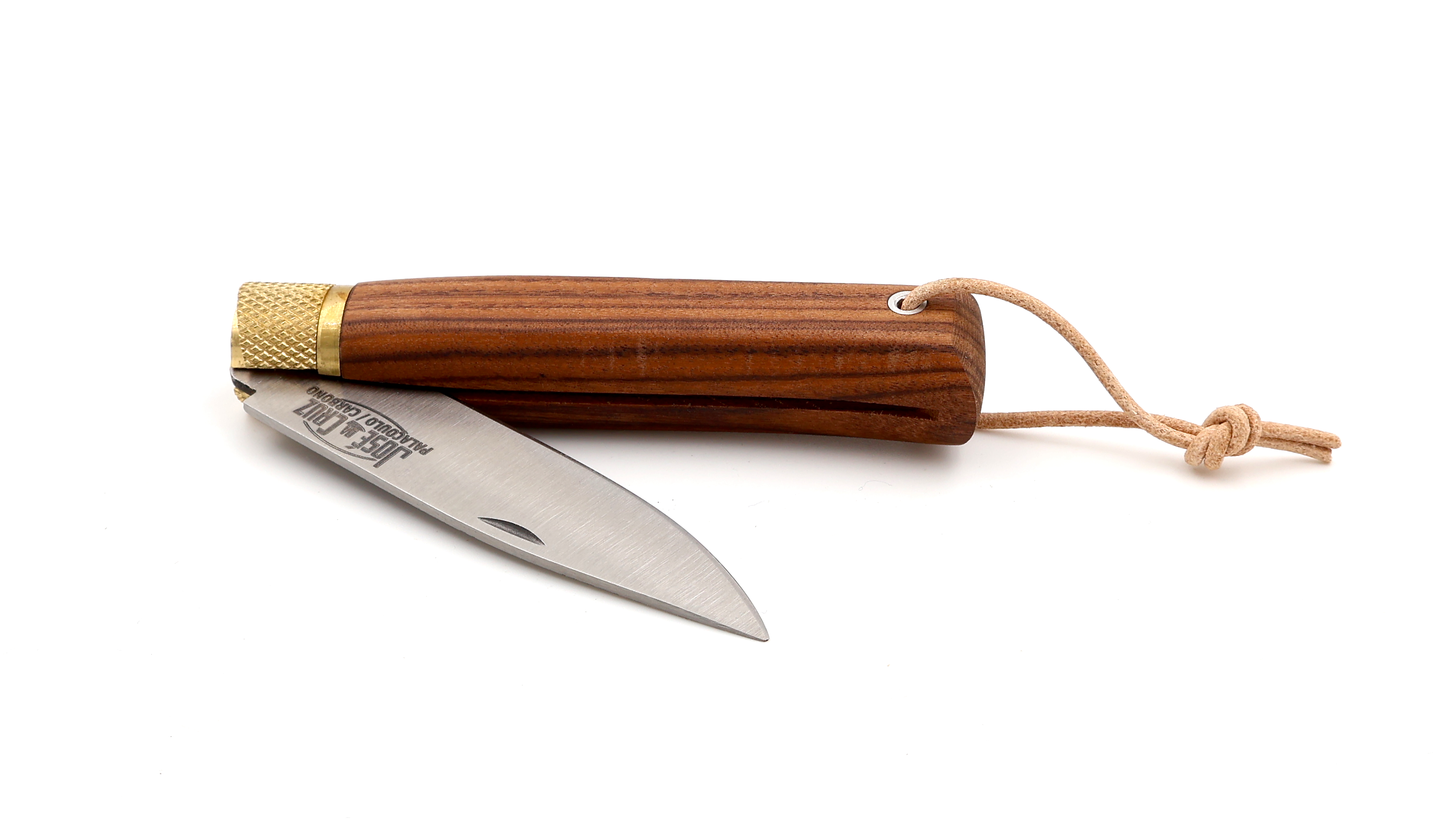 JOSÉ DA CRUZ Taschenmesser Merendeira 8 cm Eisenholz Carbonklinge