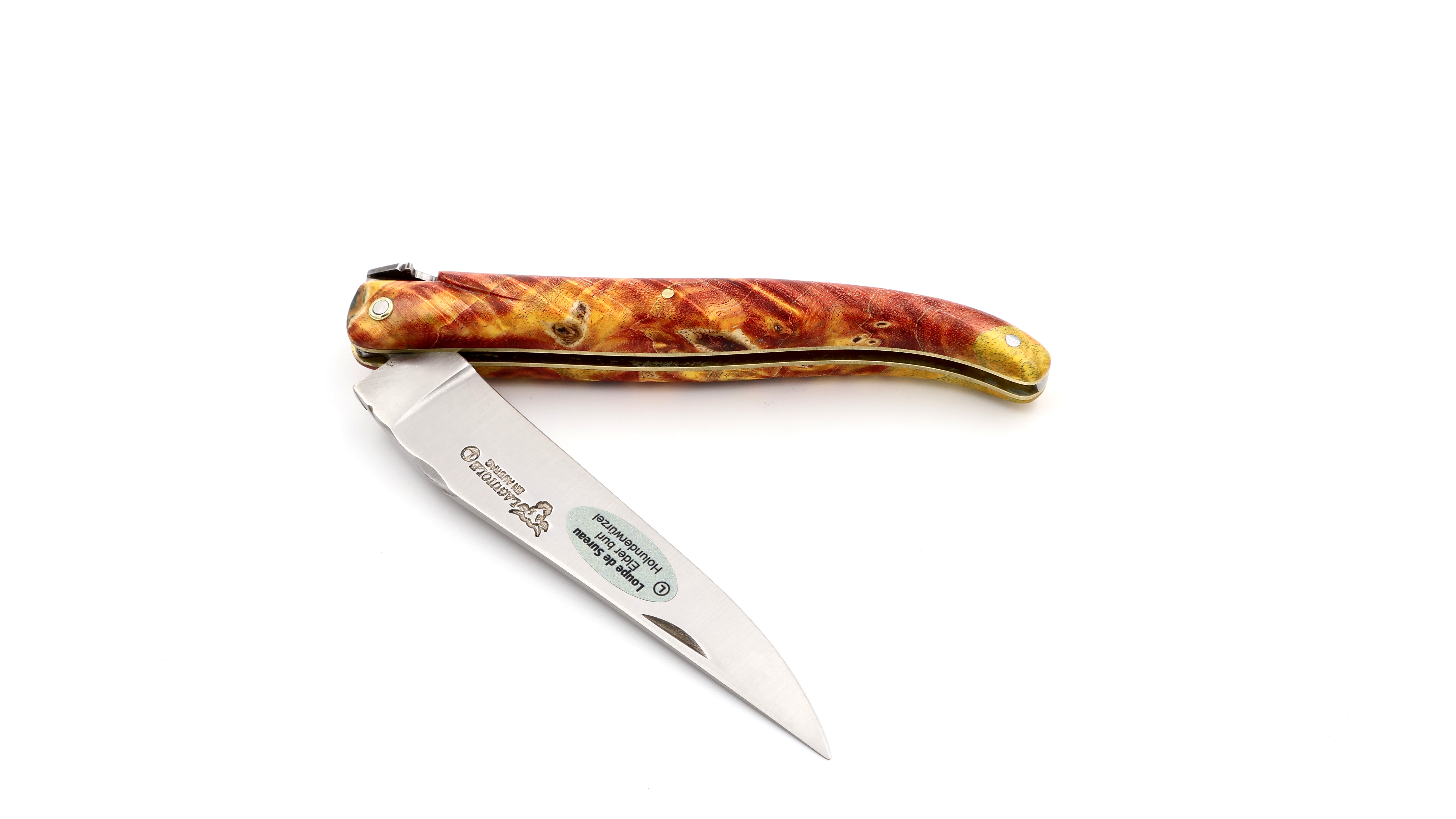 Laguiole en Aubrac Biene WELTRAUM Holunder Wurzelholz 12 cm   