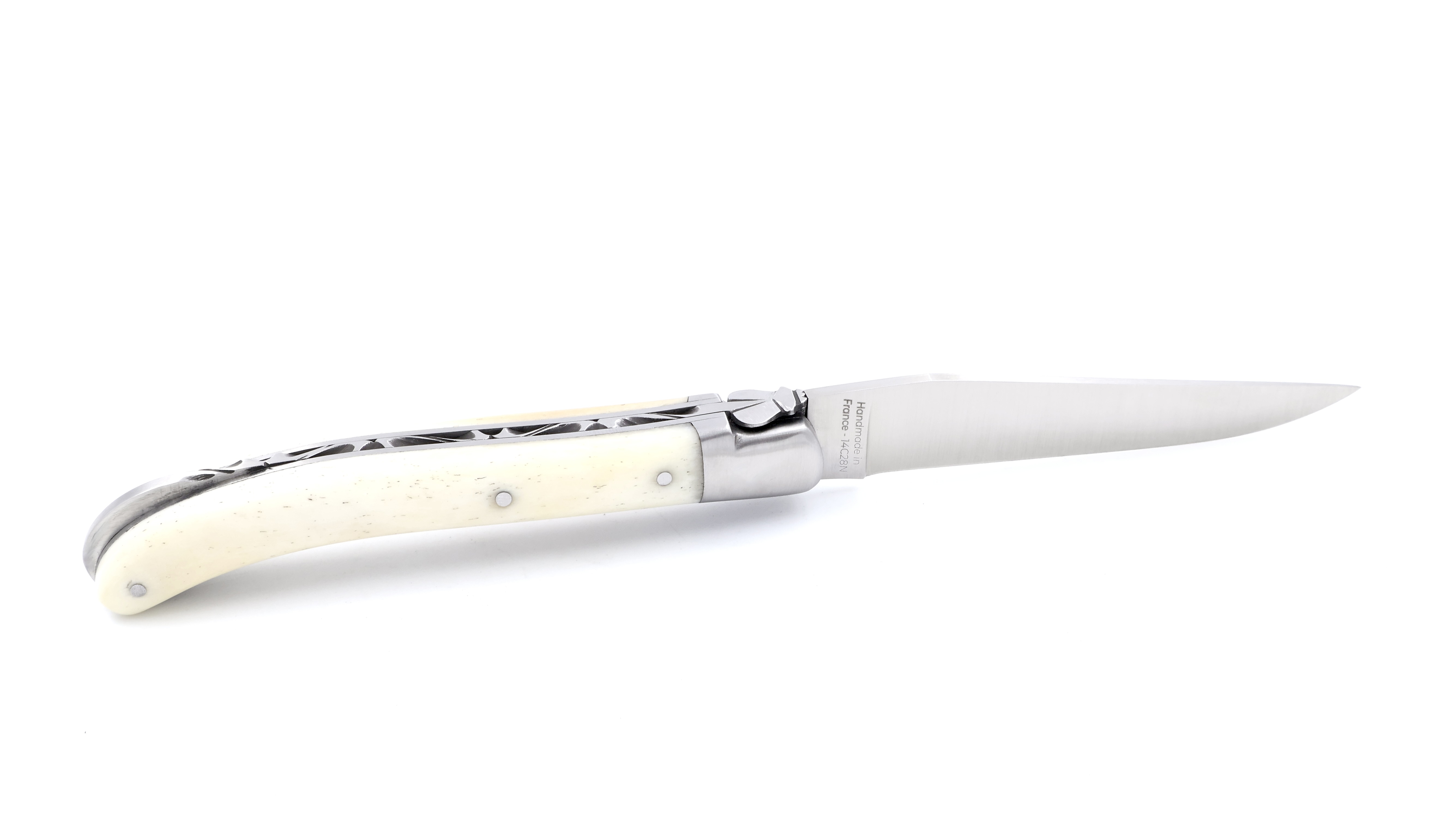 Fontenille Pataud Laguiole POCKET Knochen 10,5 cm Fontenille Pataud Laguiole POCKET Knochen 10,5 cm