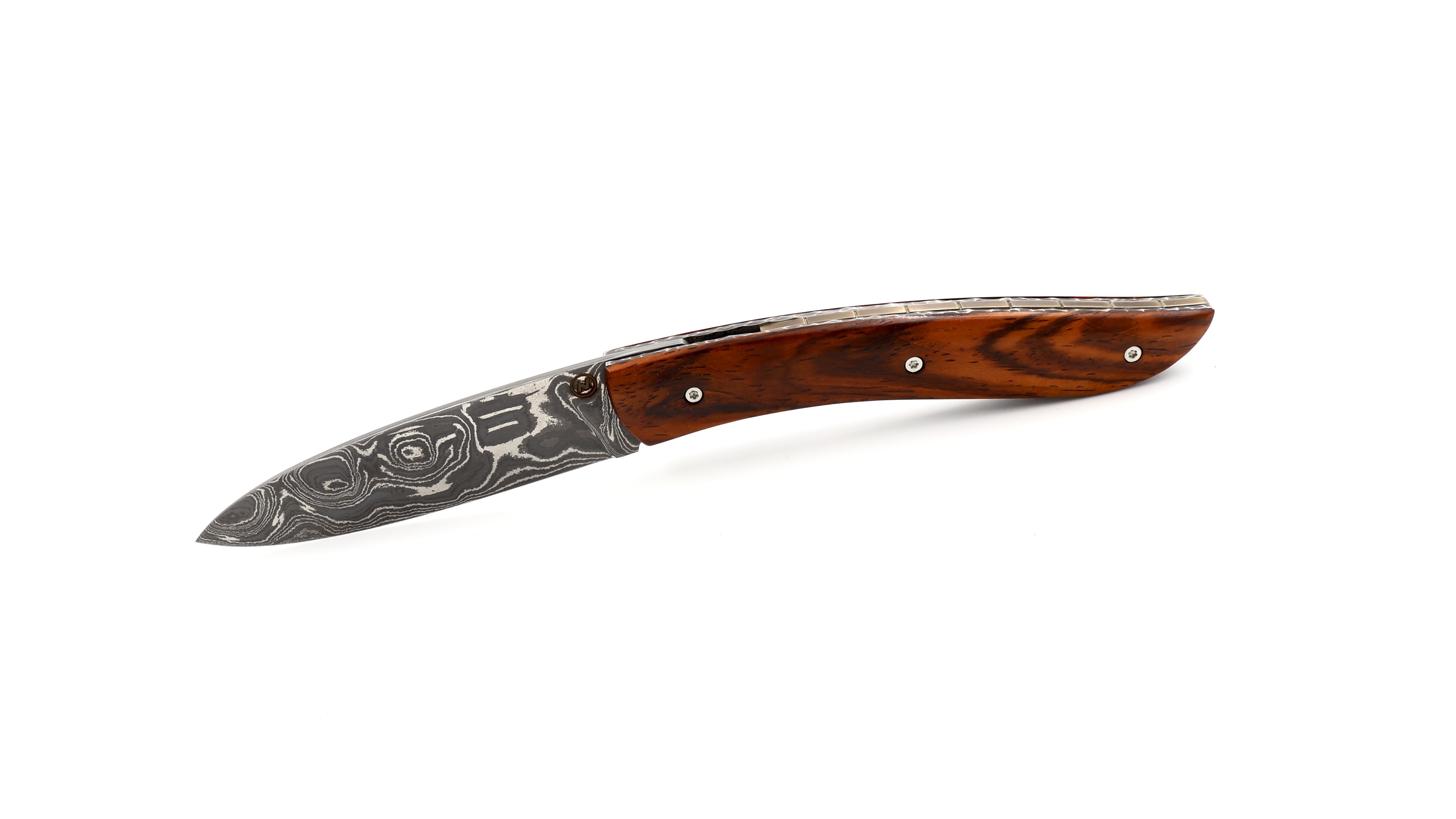 Tim Bernard NÉVÉ Cocobolo Holz Damastklinge  