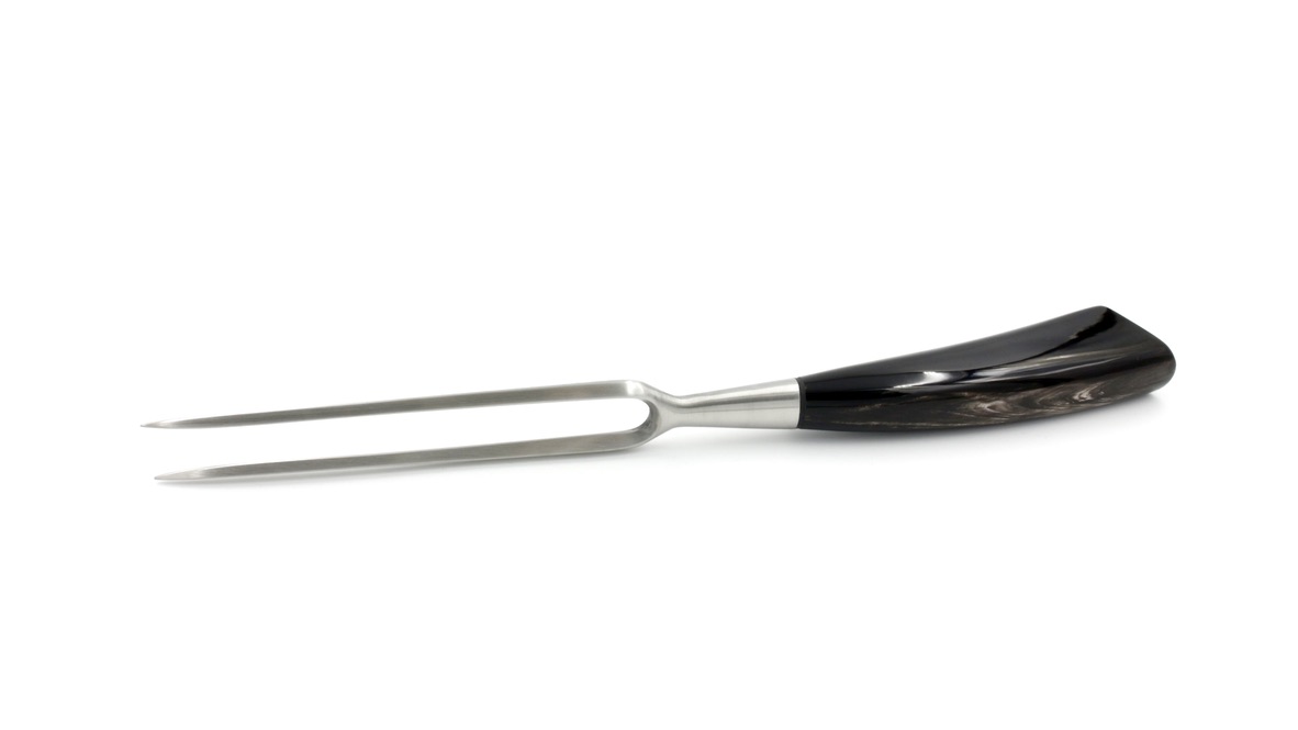 Saladini carving fork buffalohorn