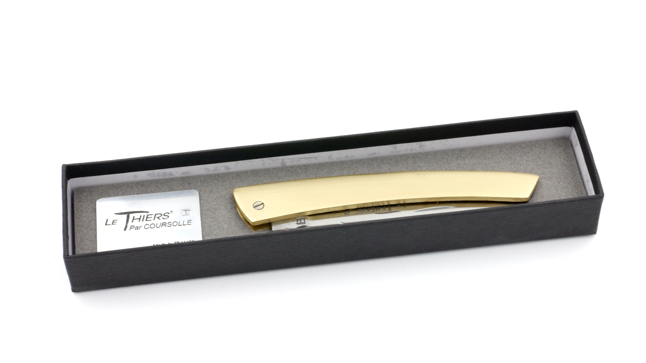 Couperier-Coursolle  Thiers Messer Messing 12 cm