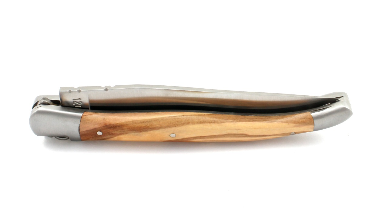 Laguiole-Olive-13-cm-6 Laguiole en Aubrac Olivenholz 13 cm