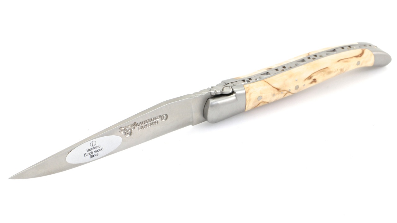 10-cm-Maserbirke-5 Laguiole en Aubrac Laguiole Messer 10 cm Maserbirke