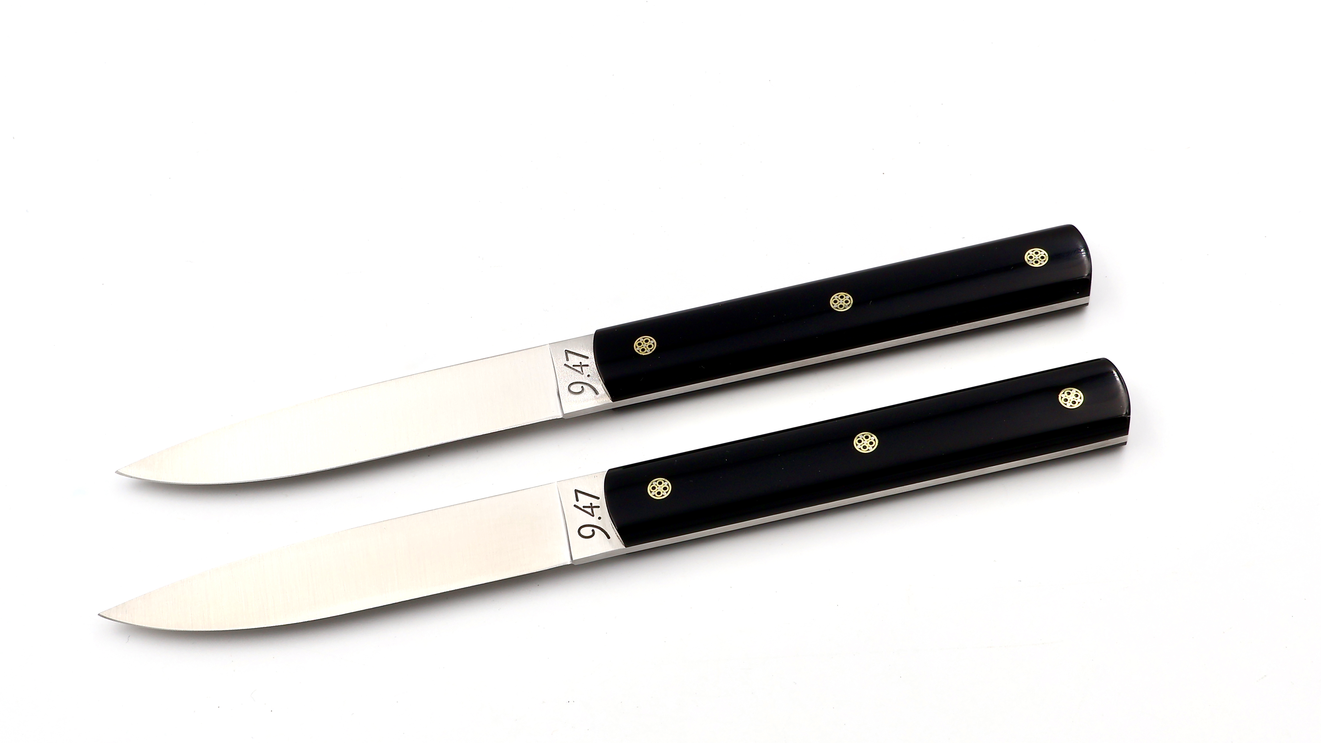 PERCEVAL 9.47 PRESTIGE Steakmesser Krion schwarz Set 2-teilig