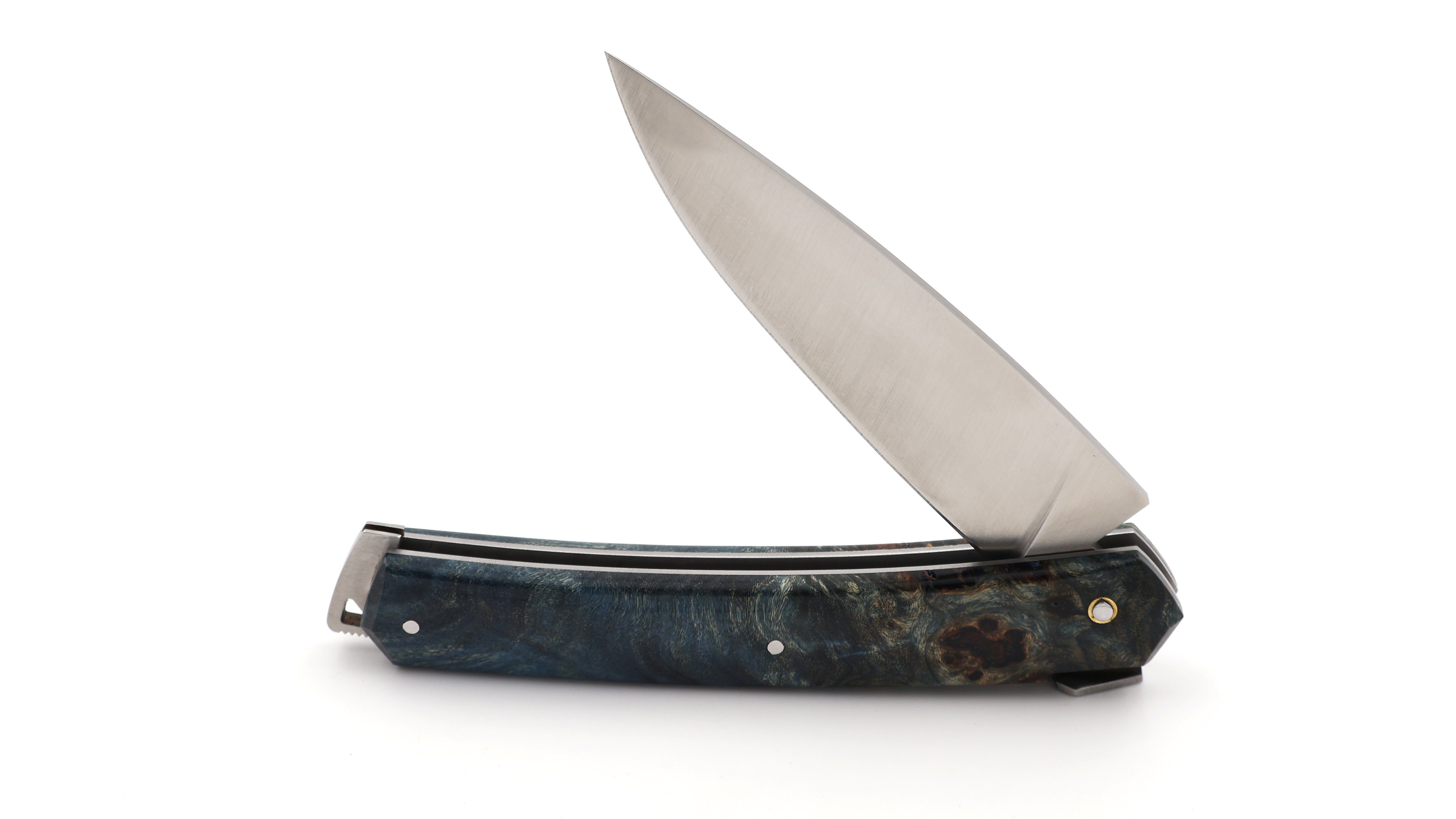 Fontenille Pataud ORIGINE 1929 Pappel Wurzelholz blau