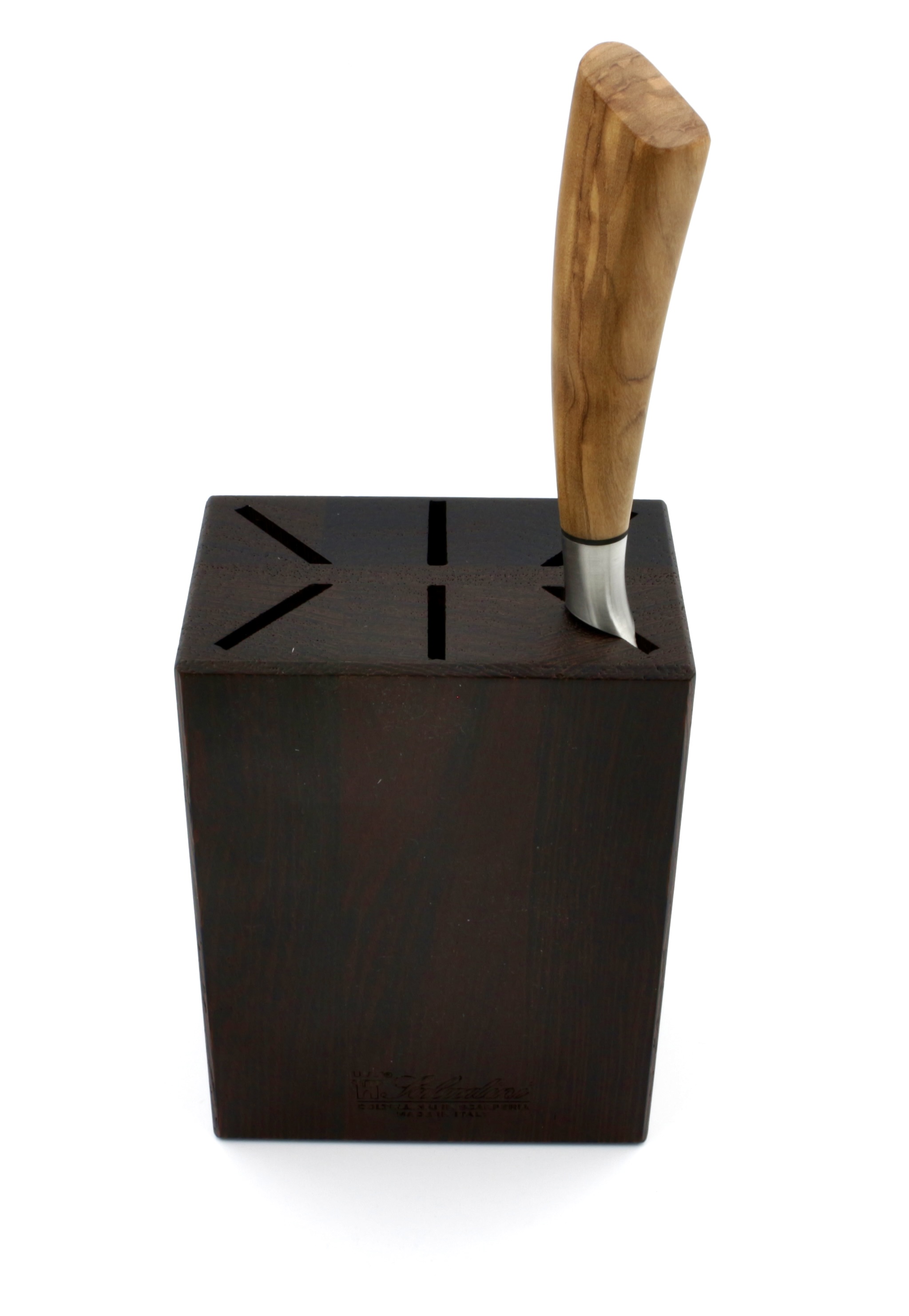 Saladini Messerblock CUBO Rustico wenge wood