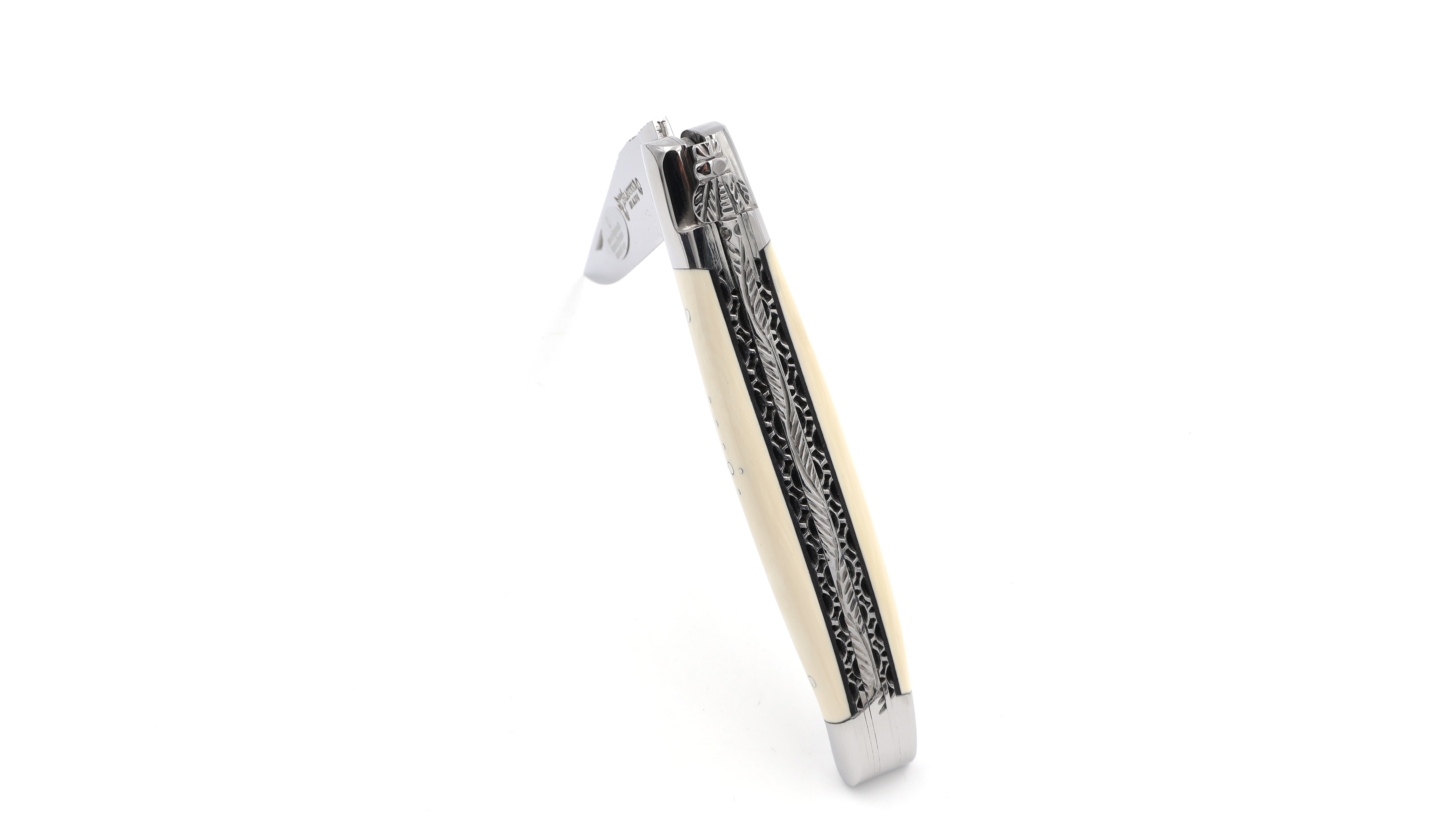 Laguiole en Aubrac Mammutelfenbein Doppelplatine 12 cm