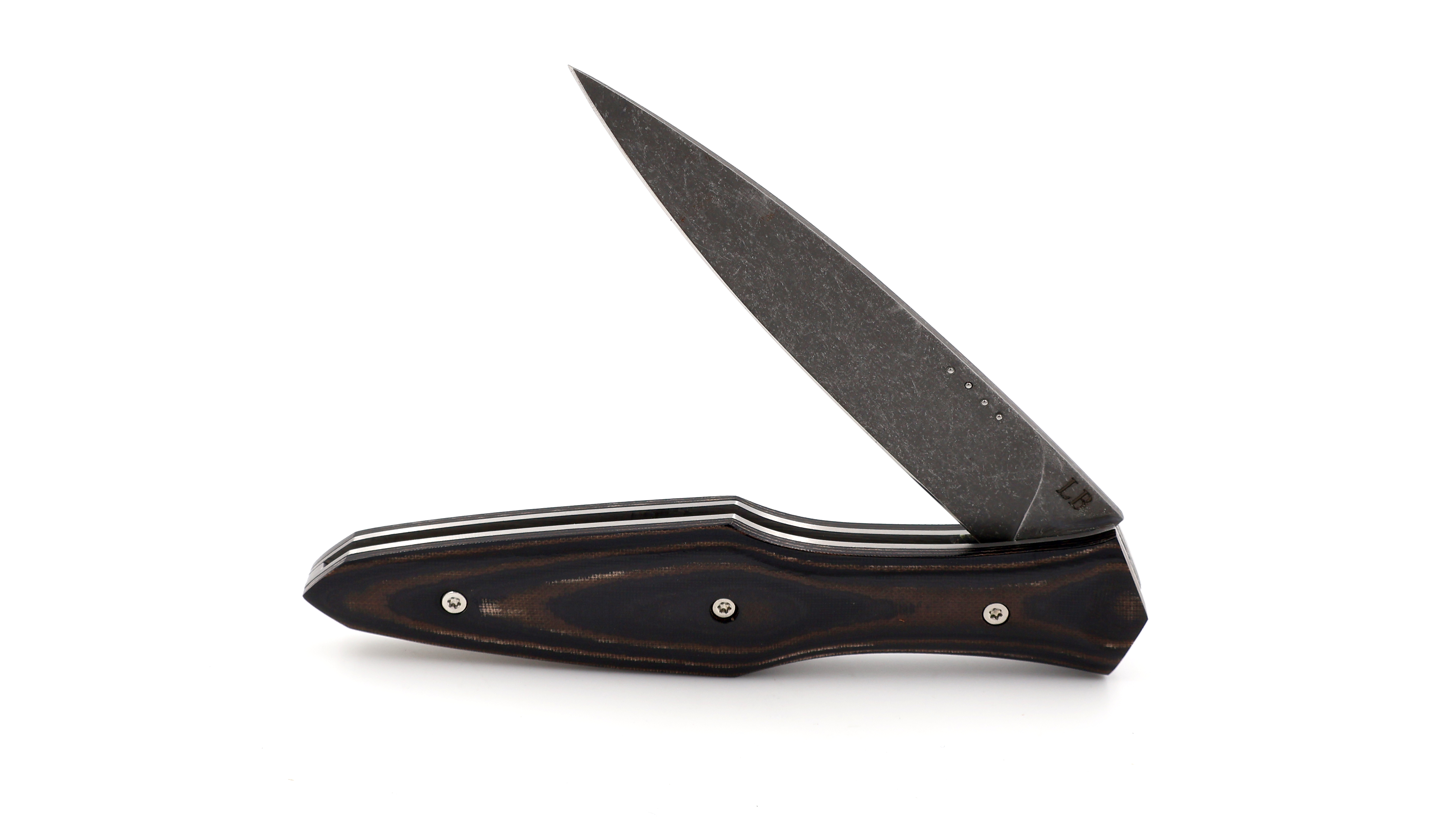 LARAUD Blades MagnaPinna Micarta stonewashed Klinge