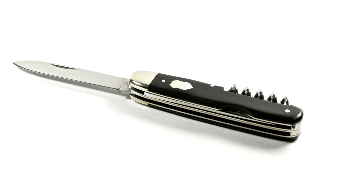 Hartkopf Besteck Taschenmesser mit Korkenzieher Picknickmesser