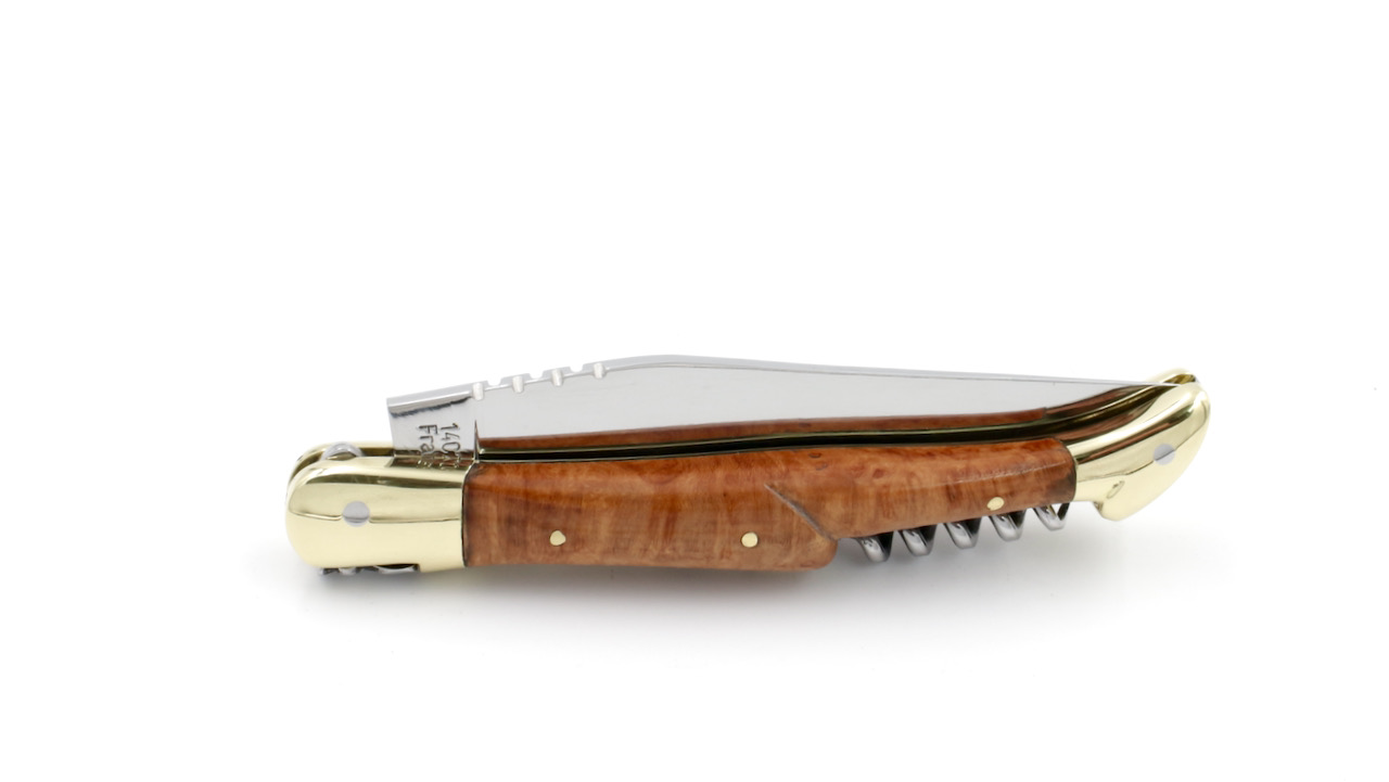 IMG_4521 Honoré Durand Laguiole Prestige Bruyère Messing Korkenzieher 12 cm