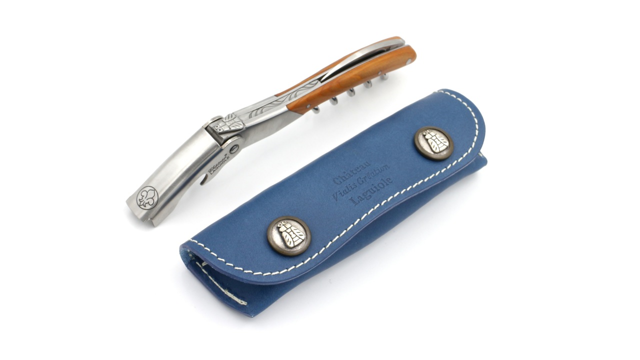 CLVE3031-2 Château Laguiole GRAND CRU Sommeliermesser Versailles Eibe