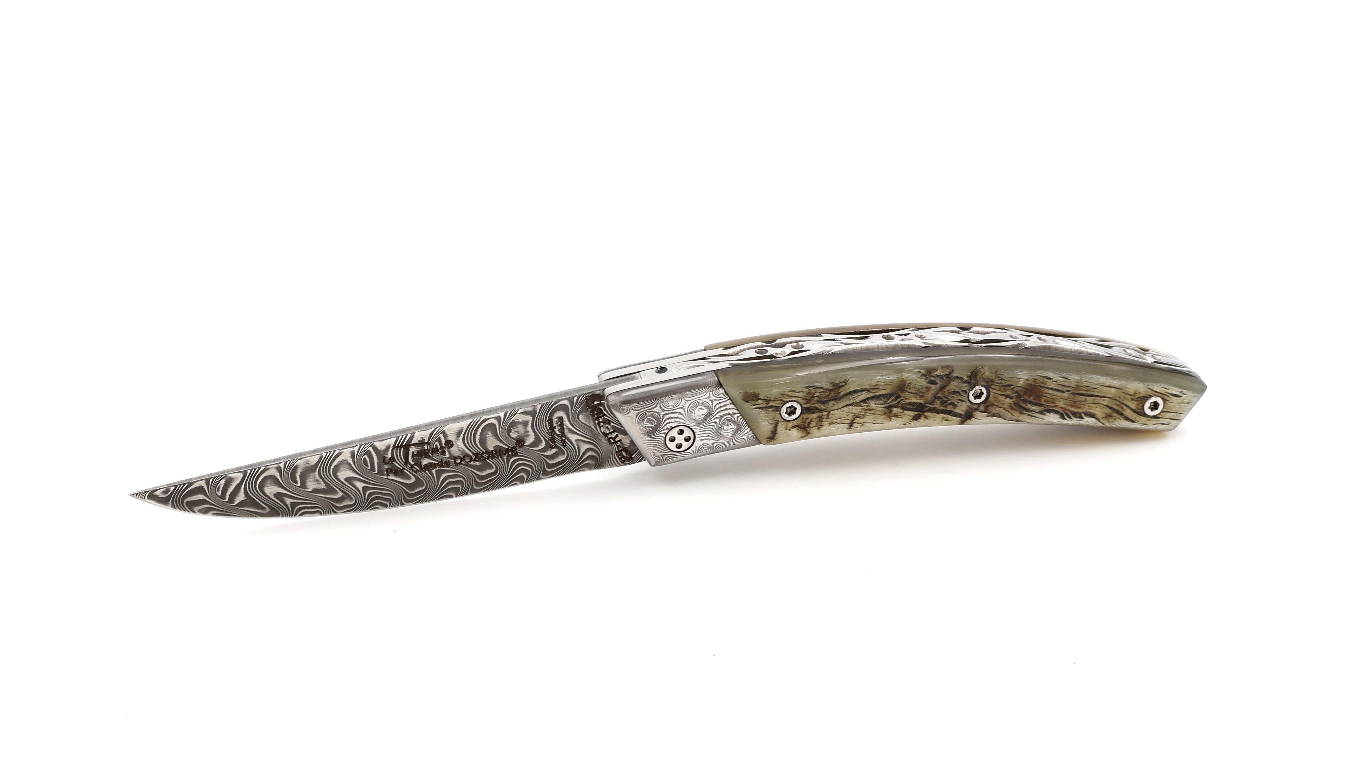 Claude DOZORME Thiers RLT Widderhorn Damastbacken Damastklinge 