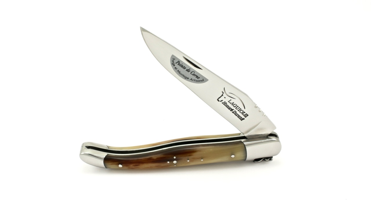 Honoré Durand Laguiole Prestige Hornspitze poliert 12 cm